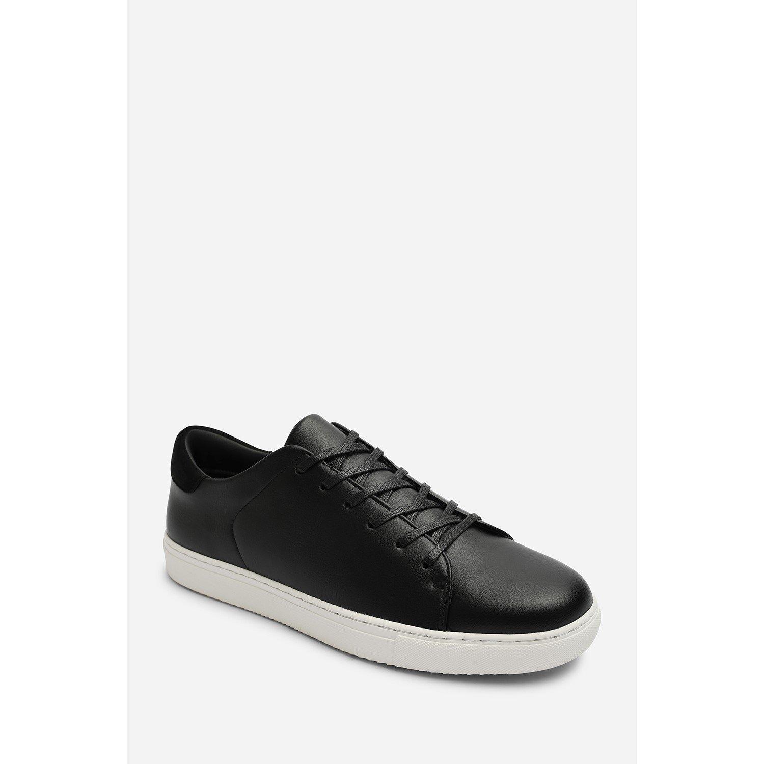 Black - Wheres That From - Derek Low Cut Lace Up Trainers - 4