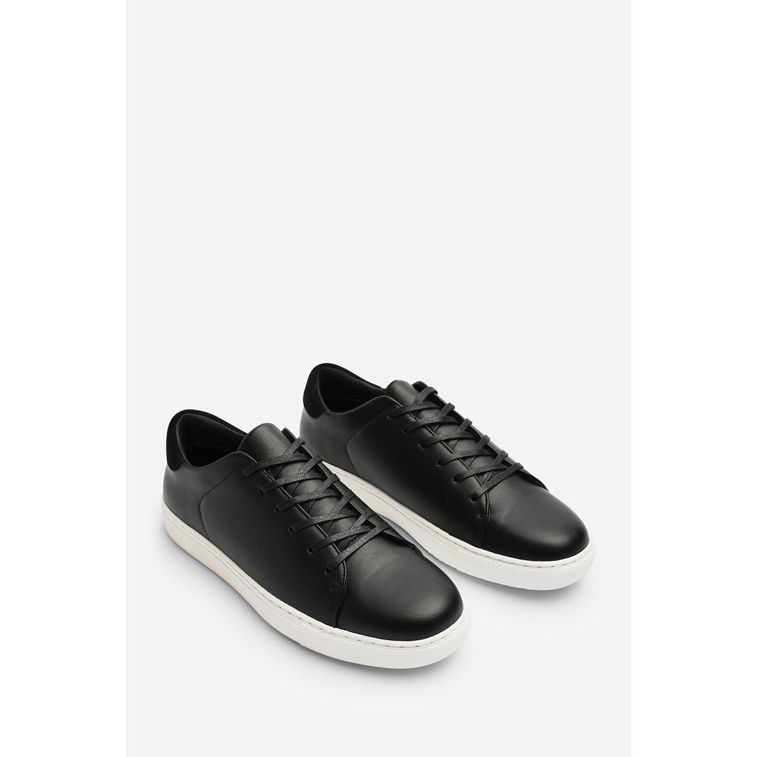 Black - Wheres That From - Derek Low Cut Lace Up Trainers - 5