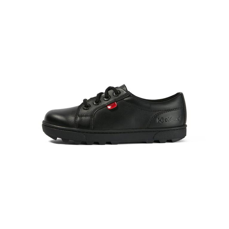 Noir - Kickers - Disley Disley Lace Up Kids Shoes - 1