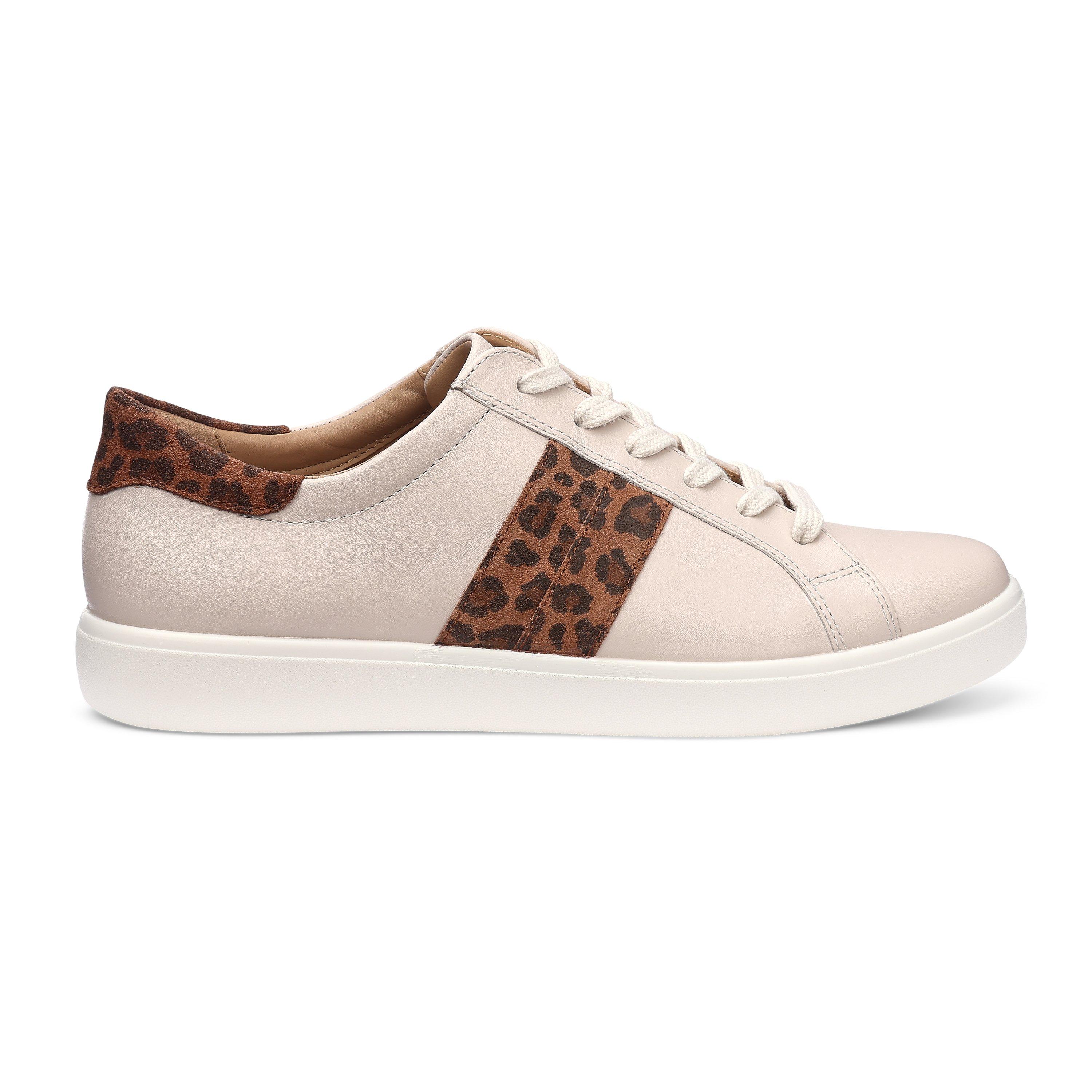 White Sand-Leop - Hotter - Switched Wide Fit Trainers - 1