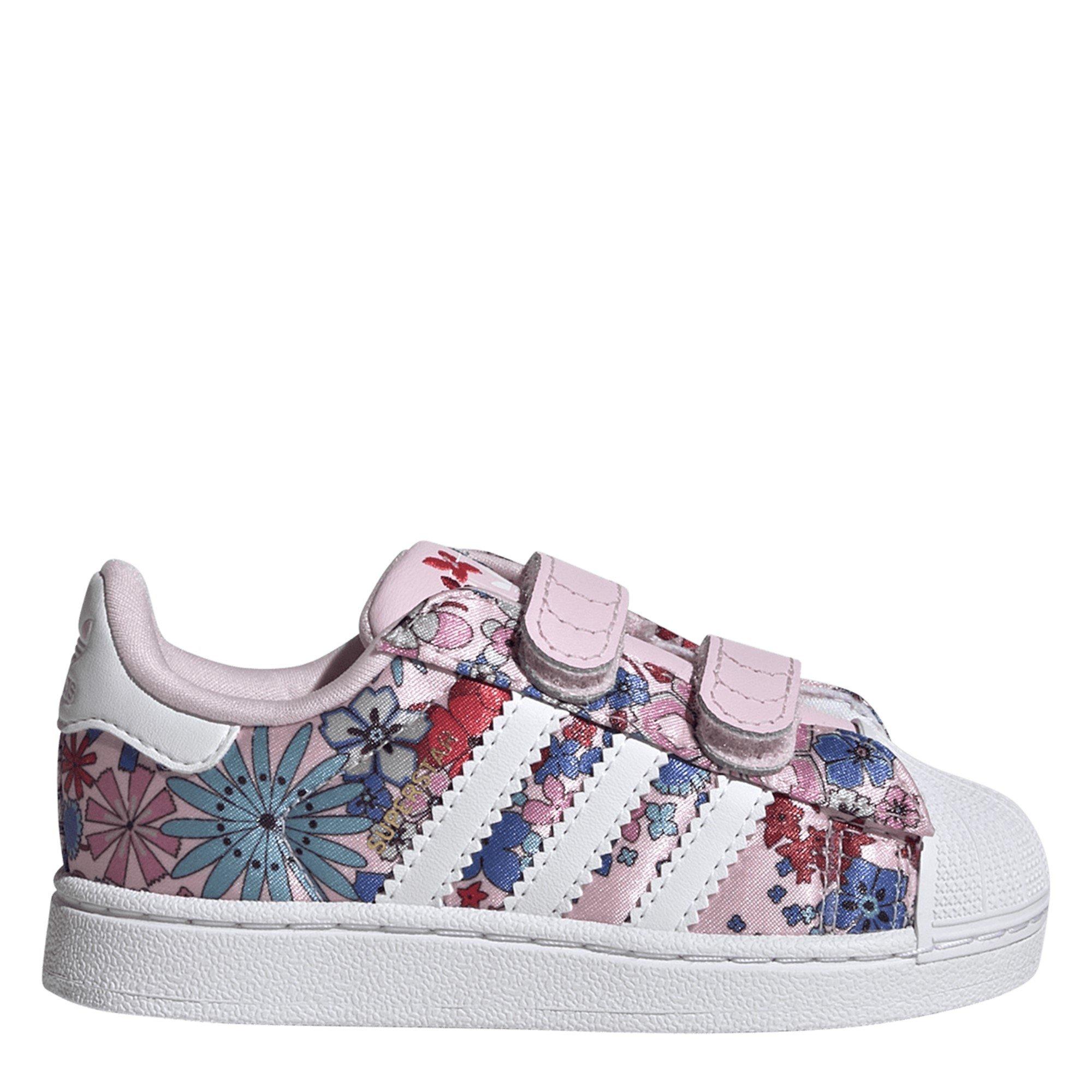 Pink/White - adidas Originals - Kids' Superstar Low-Top Trainers - 1