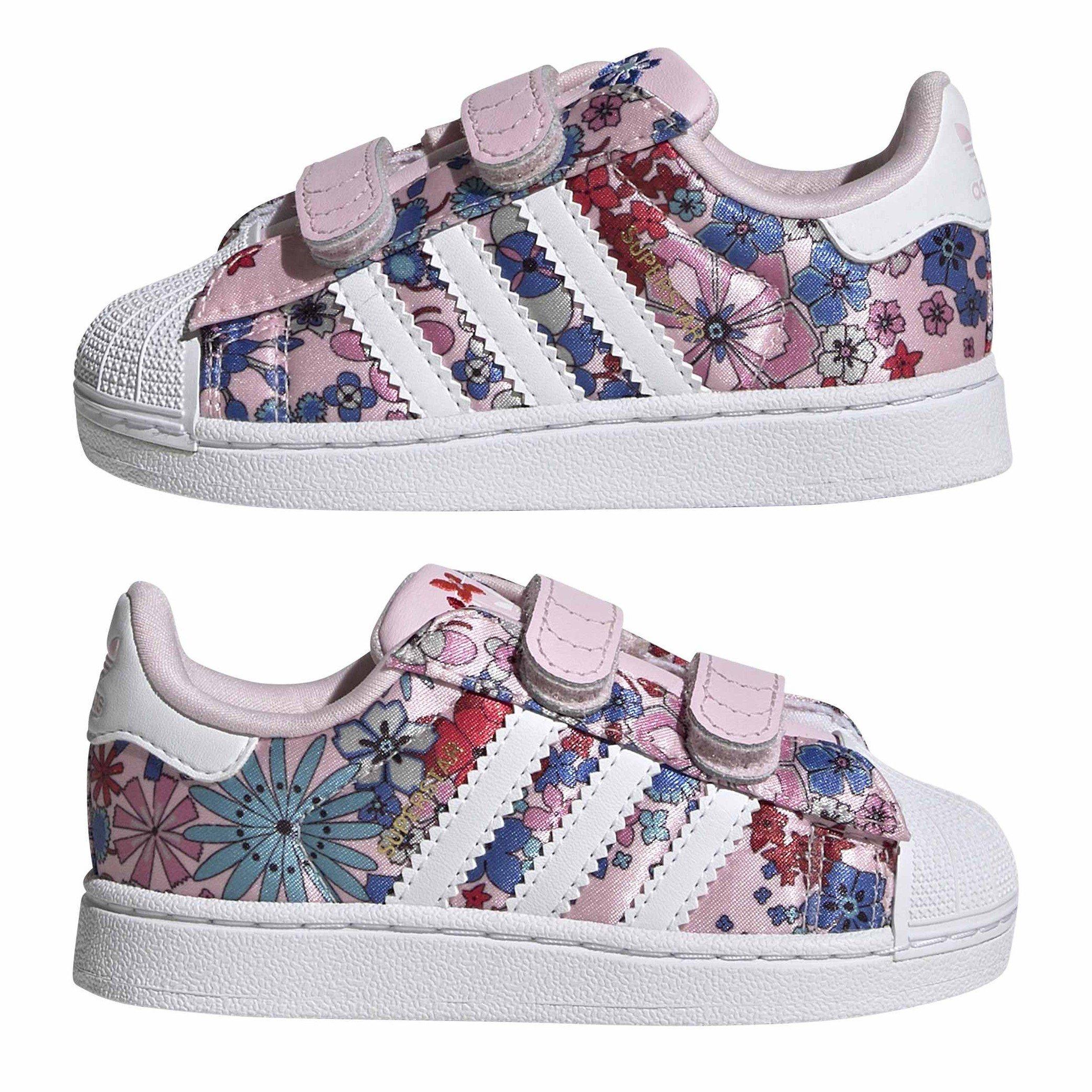 Pink/White - adidas Originals - Kids' Superstar Low-Top Trainers - 10