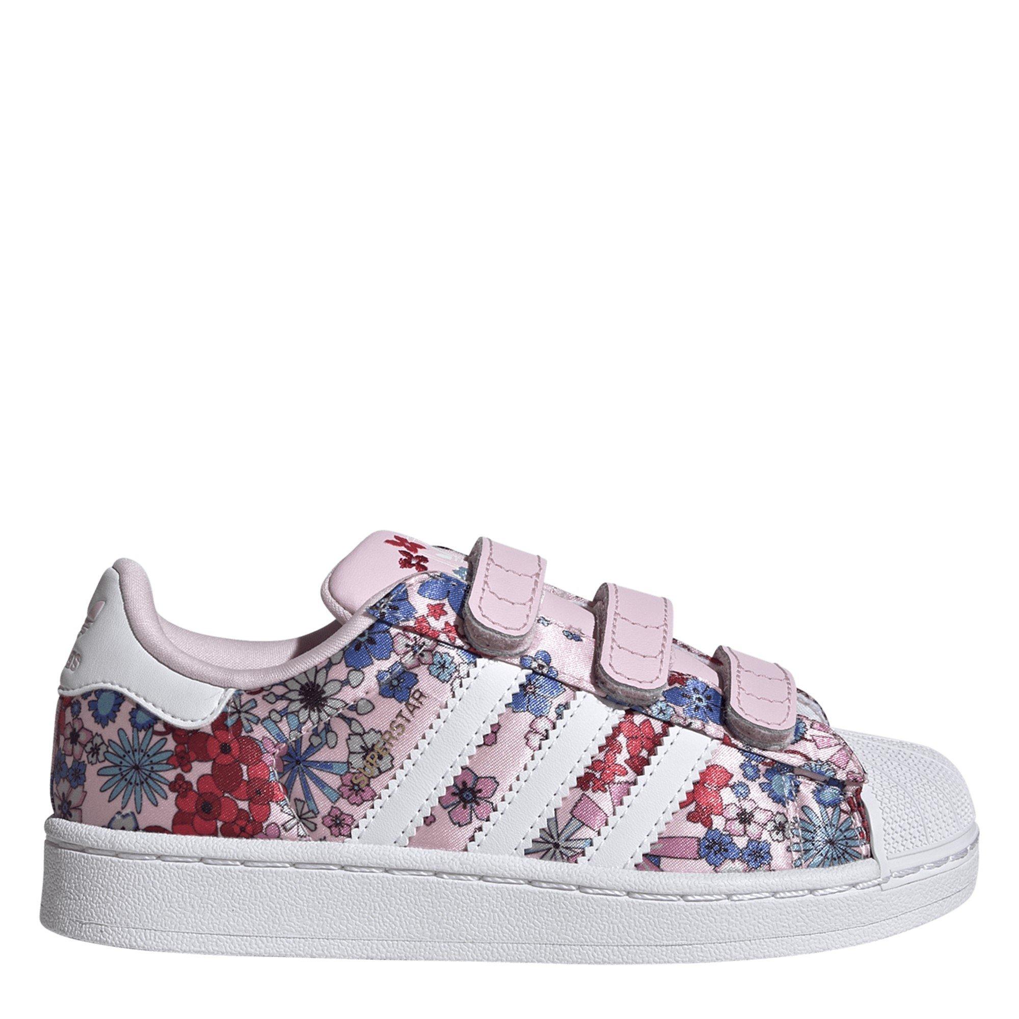 Pink/White - adidas Originals - Kids' Superstar Superstar Low-Top Trainers - 1