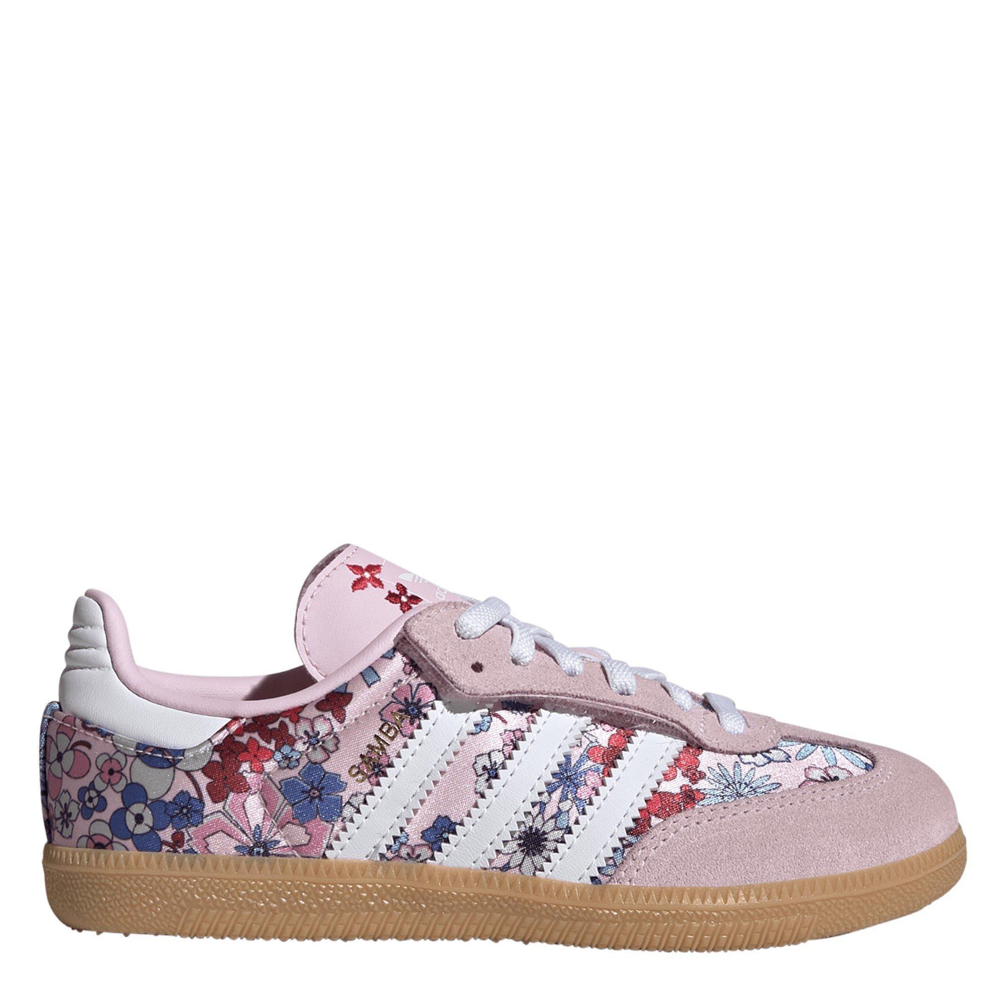 Pink/White - adidas Originals - Kids' Samba Low-Top Trainers - 1