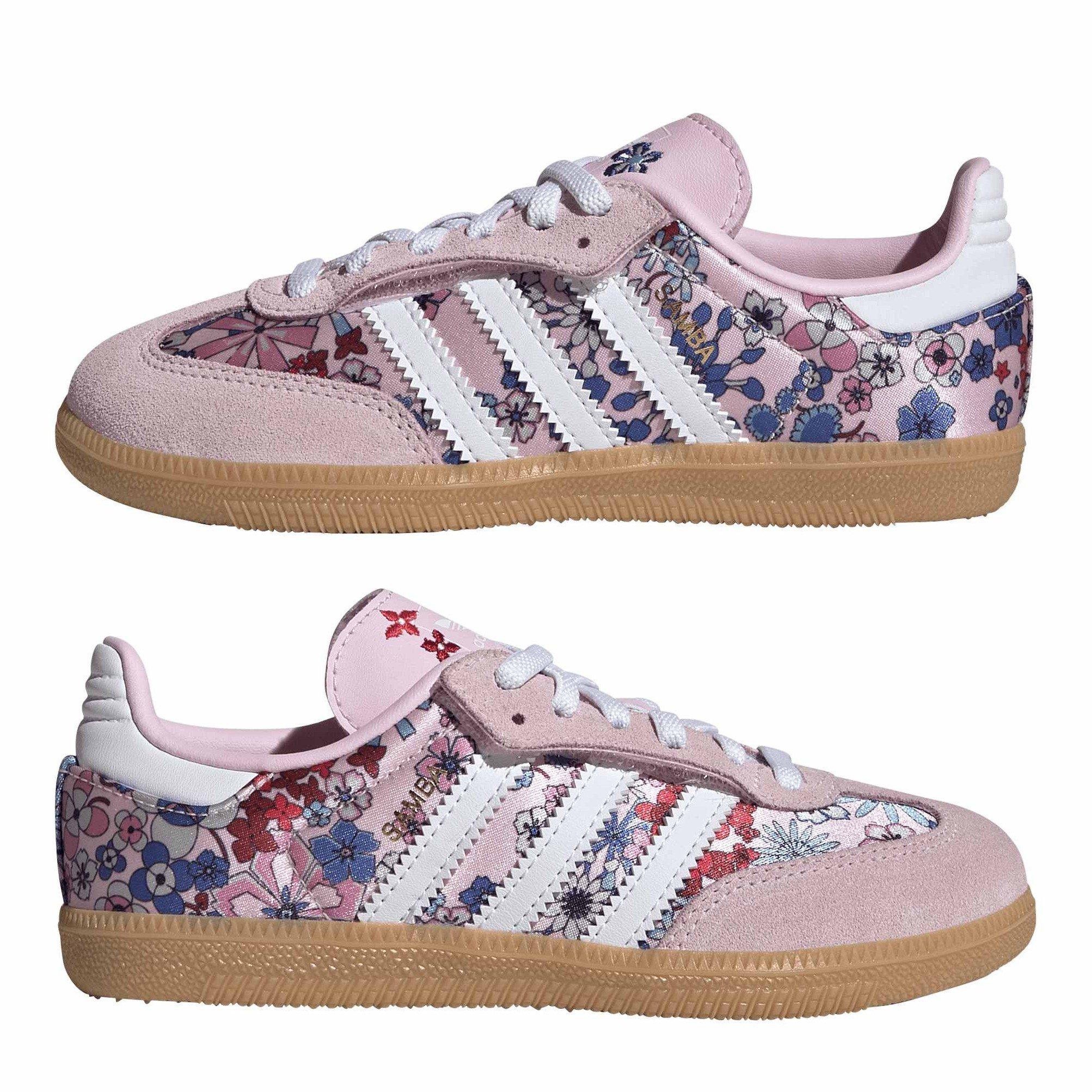 Pink/White - adidas Originals - Kids' Samba Low-Top Trainers - 11
