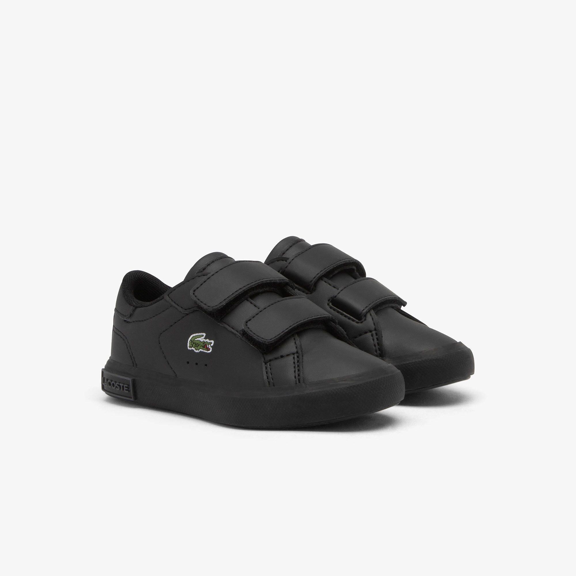Black/Black - Lacoste - Kids' Low-Top Trainers - 2