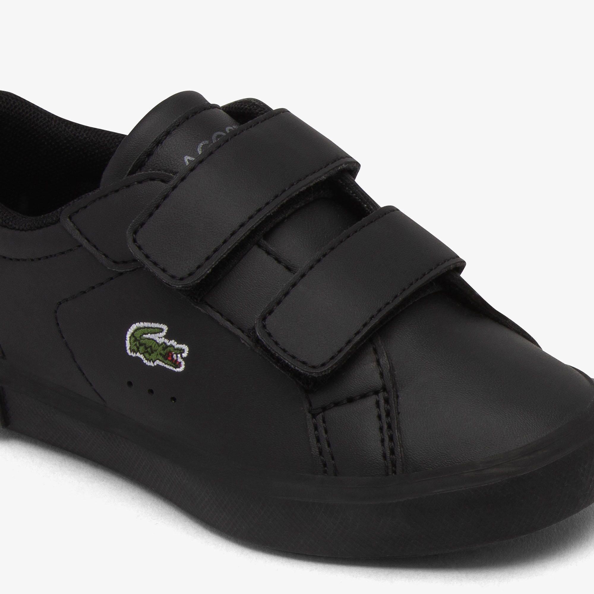 Black/Black - Lacoste - Kids' Low-Top Trainers - 3