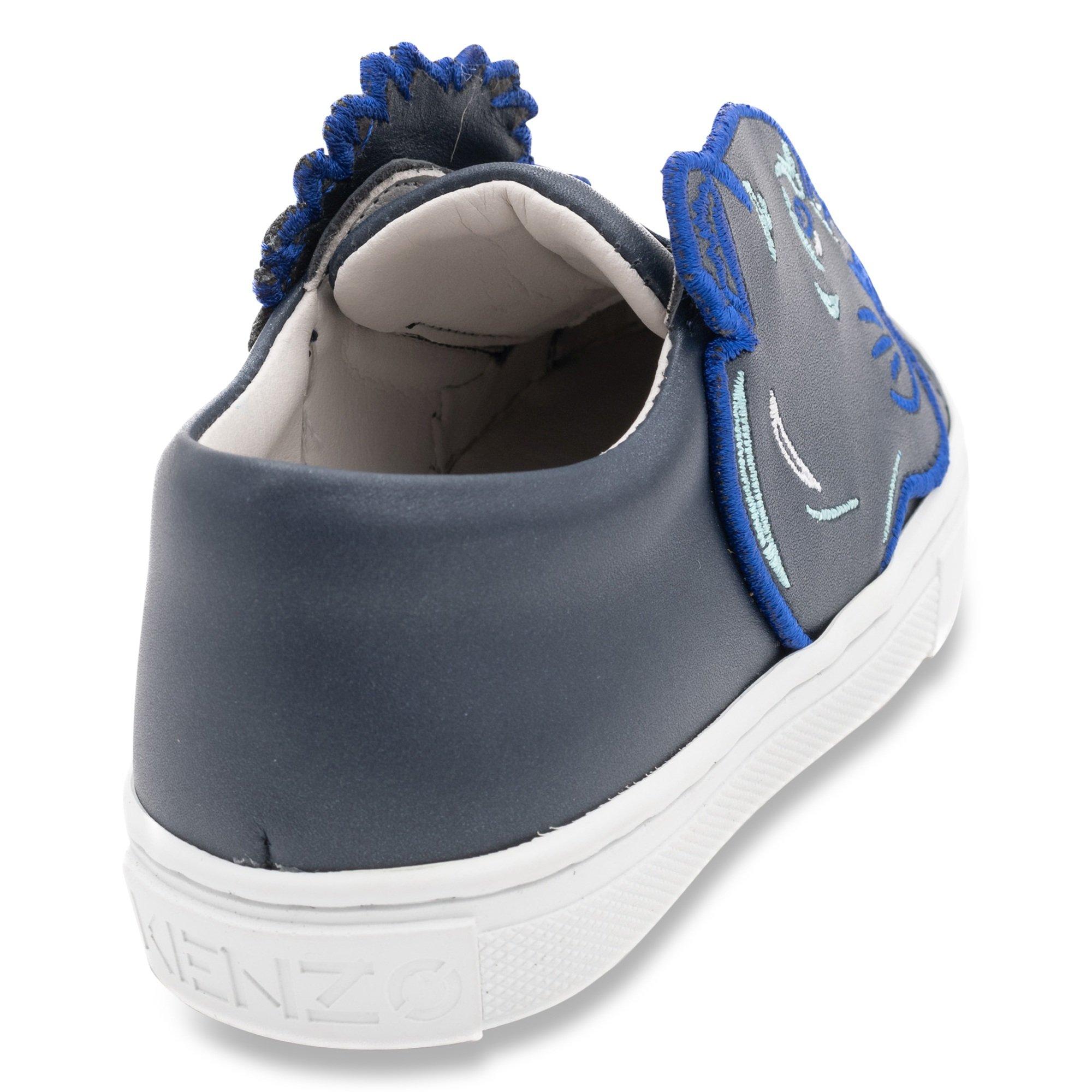 Electric Blue - Kenzo - Logo Trainers Infants - 3