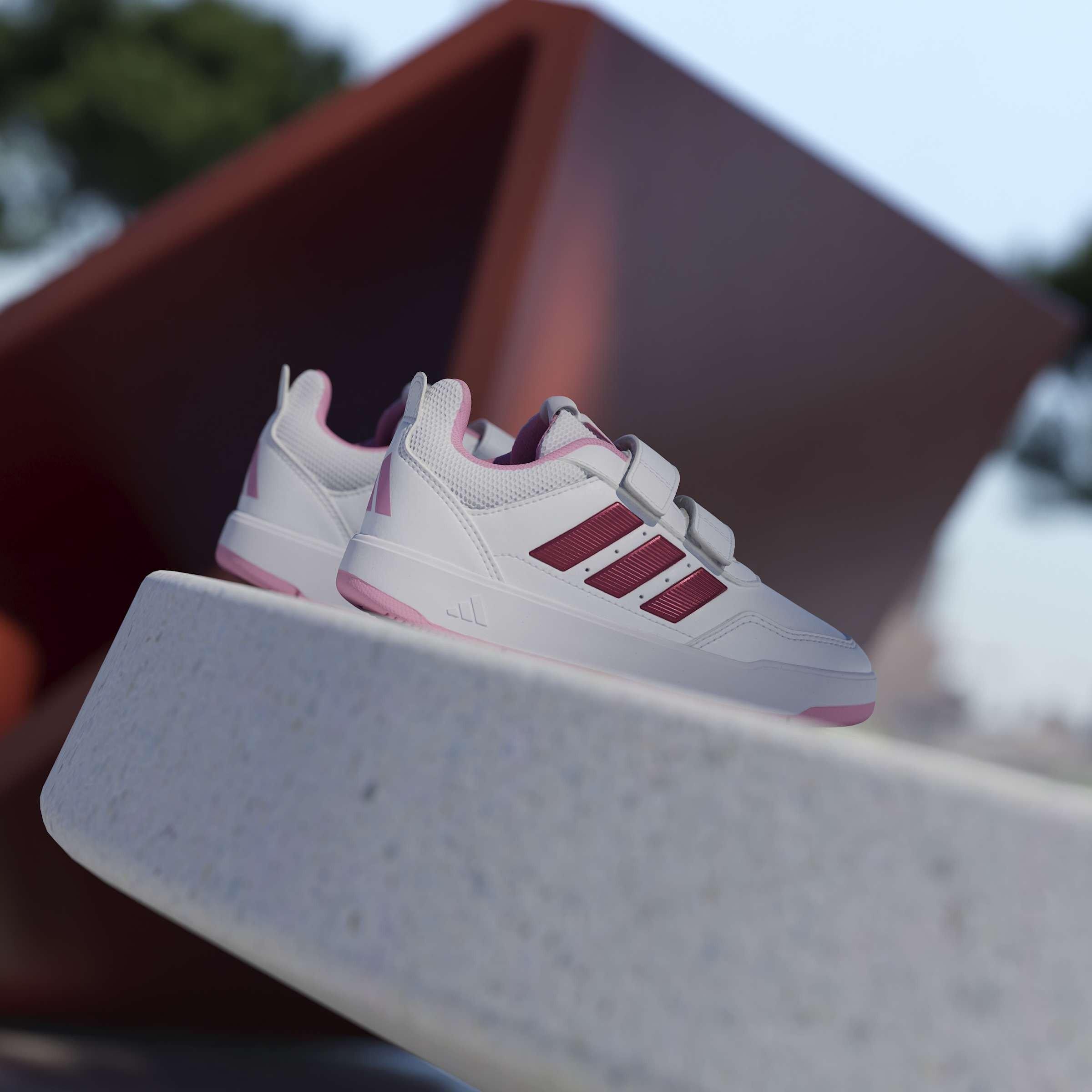 White/ Pink - adidas - Tensaur Hook and Loop Shoes Girls - 13