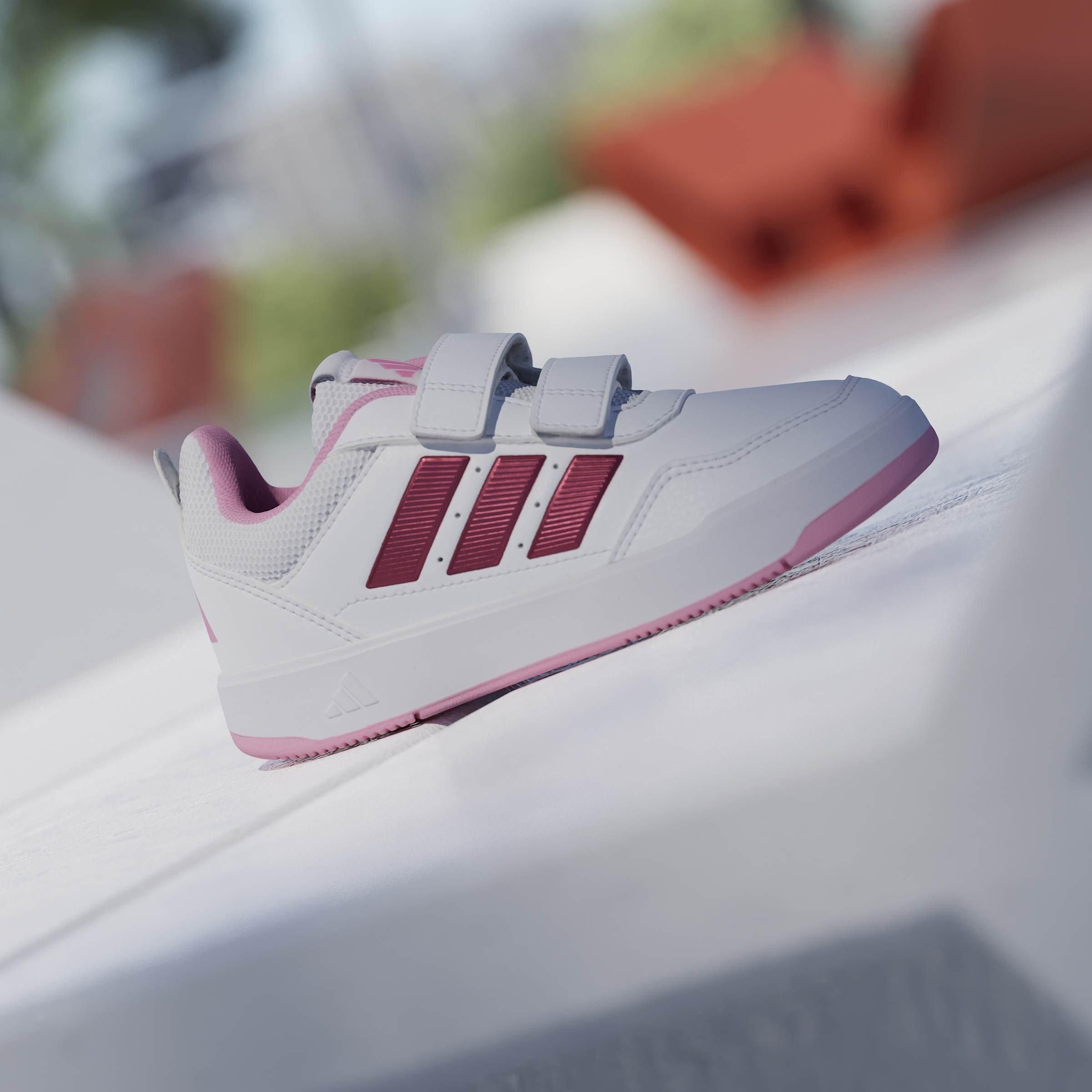 White/ Pink - adidas - Tensaur Hook and Loop Shoes Girls - 10