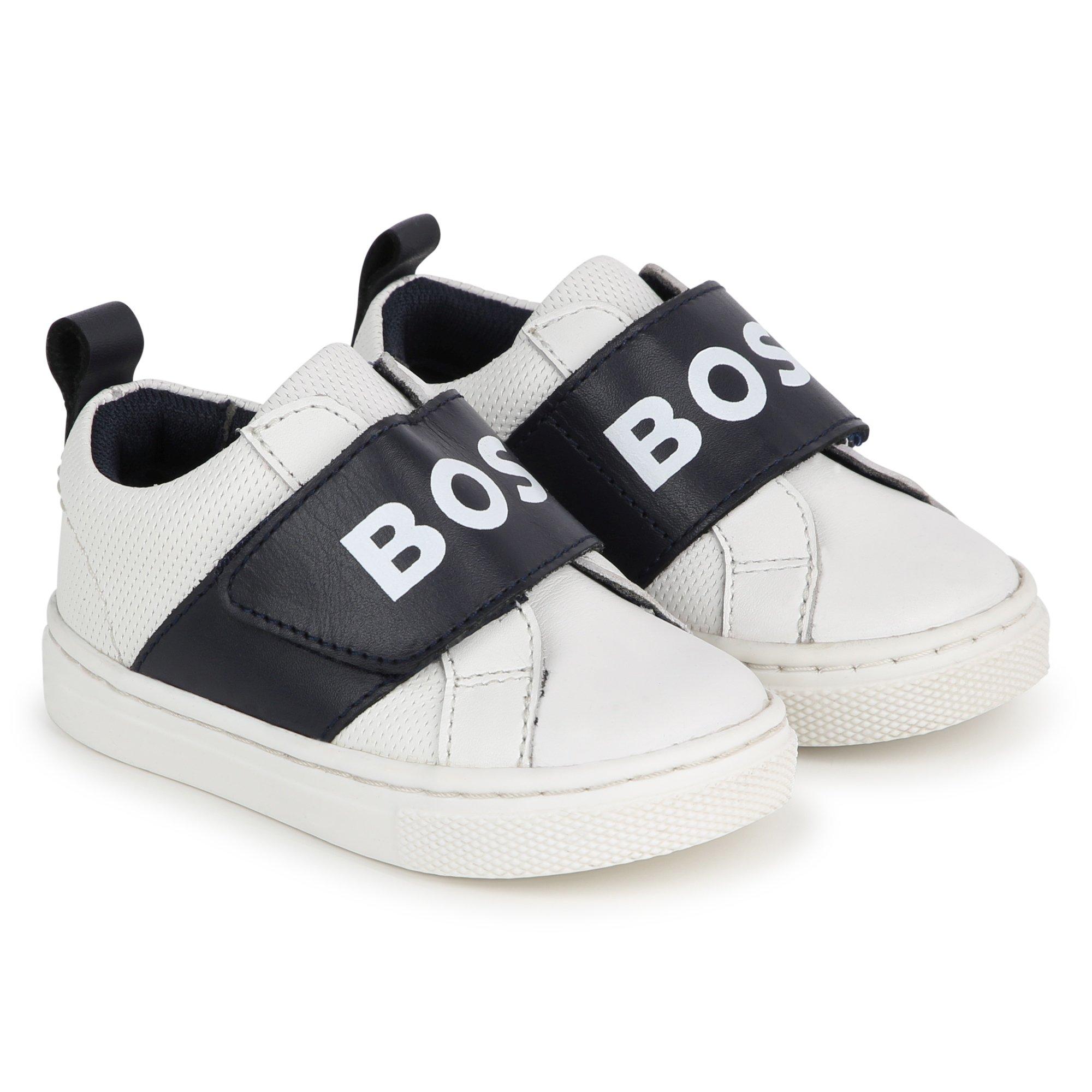 White 10P - Boss - Kids Logo Trainers for Infants - 4