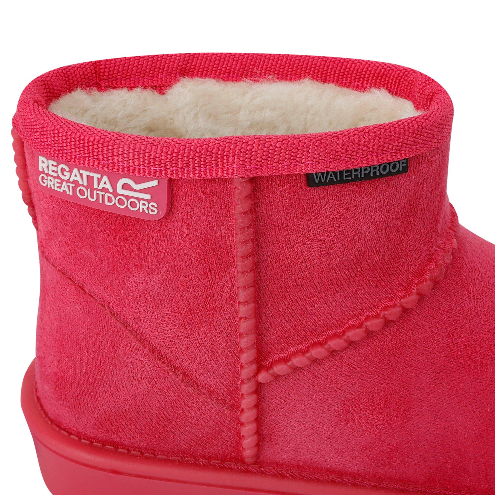 Pink Potion - Regatta - Kids' Risley Junior Waterproof Snug Boots - 6