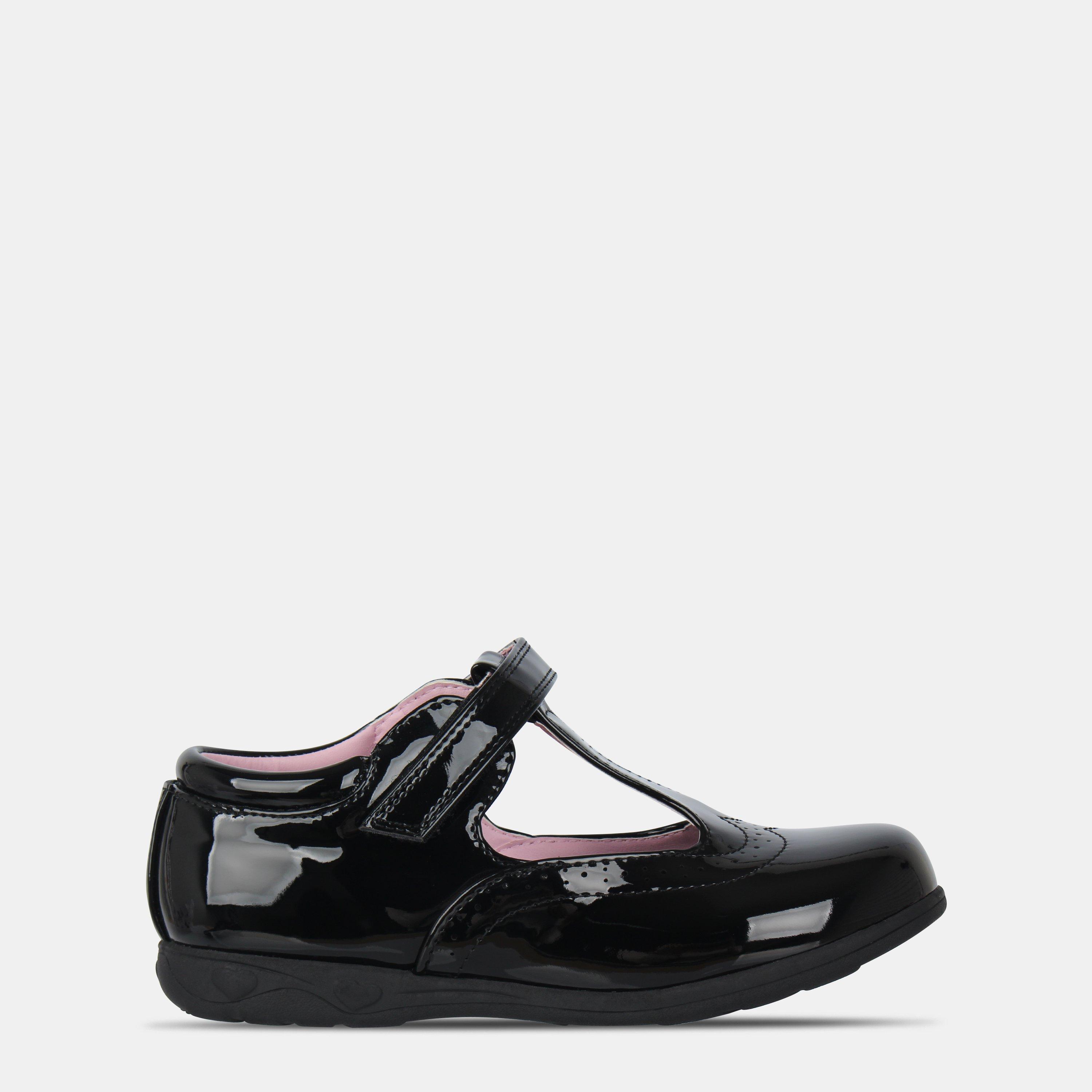 Black/Patent - Miso - Tilly T-Bar Shoes Childs - 1