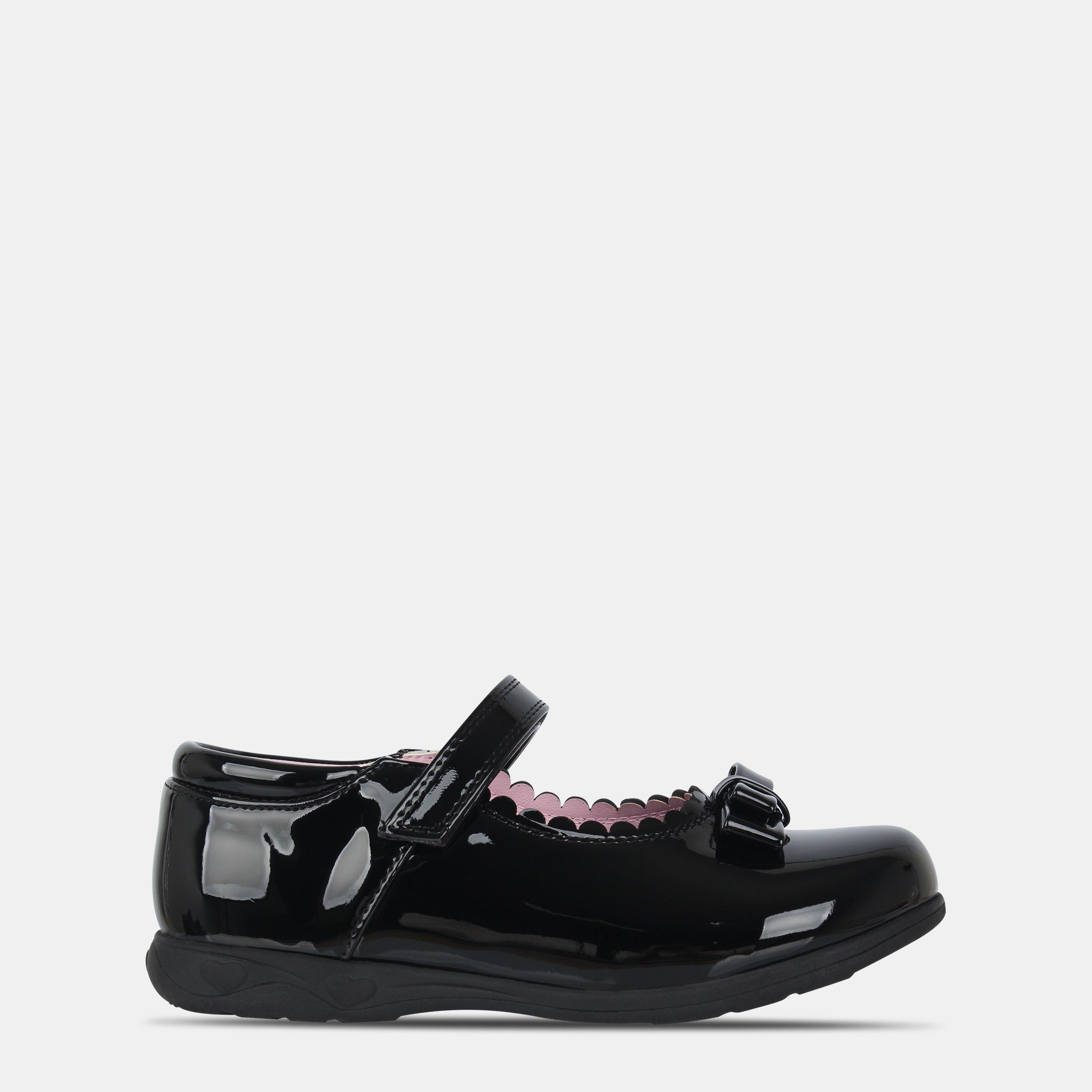 Miso Girls Mary Ballet Shoes Childrens - Black/Patent - C12 (30.5)