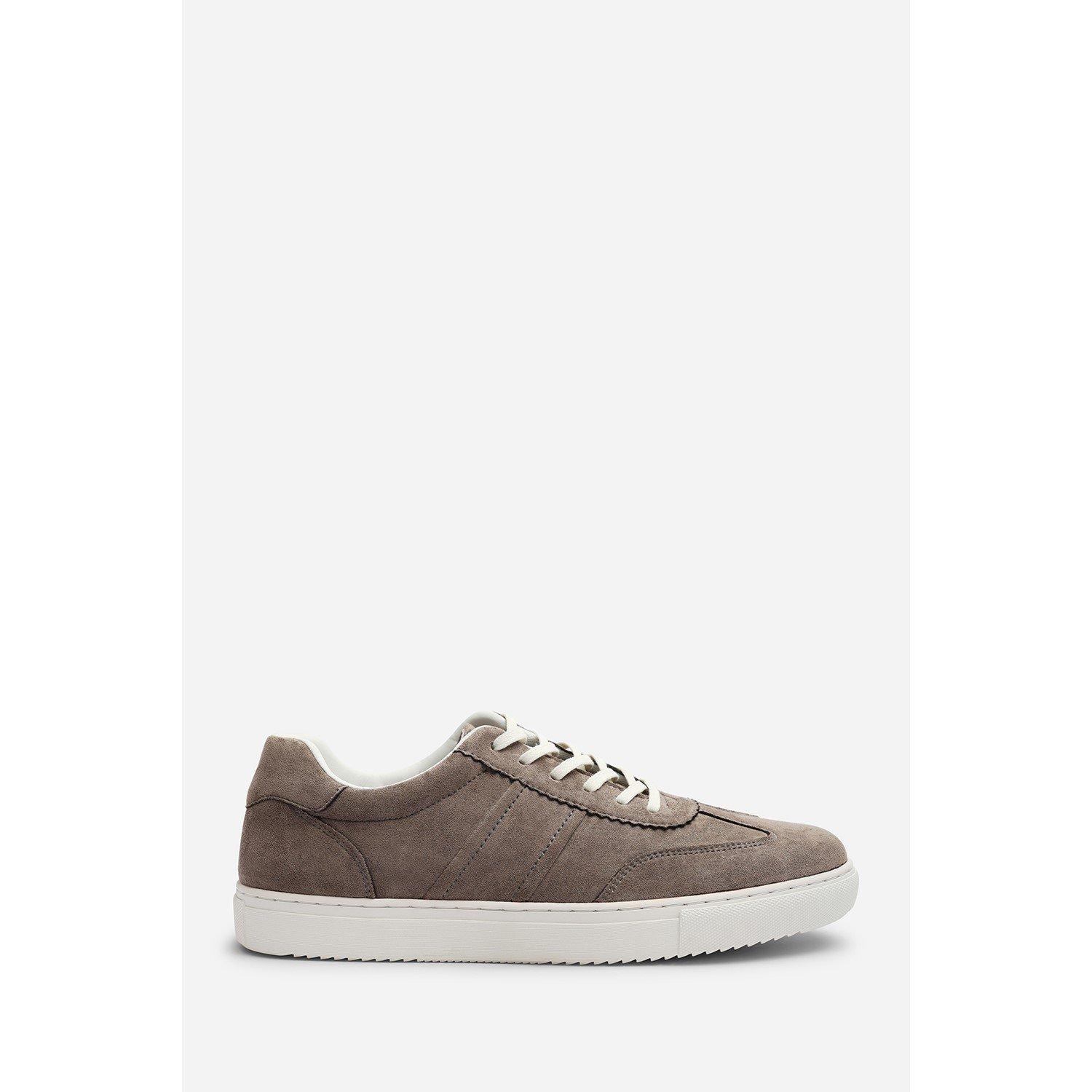 Grey - Wheres That From - Clark Low Cut Lace Up Trainers - 3