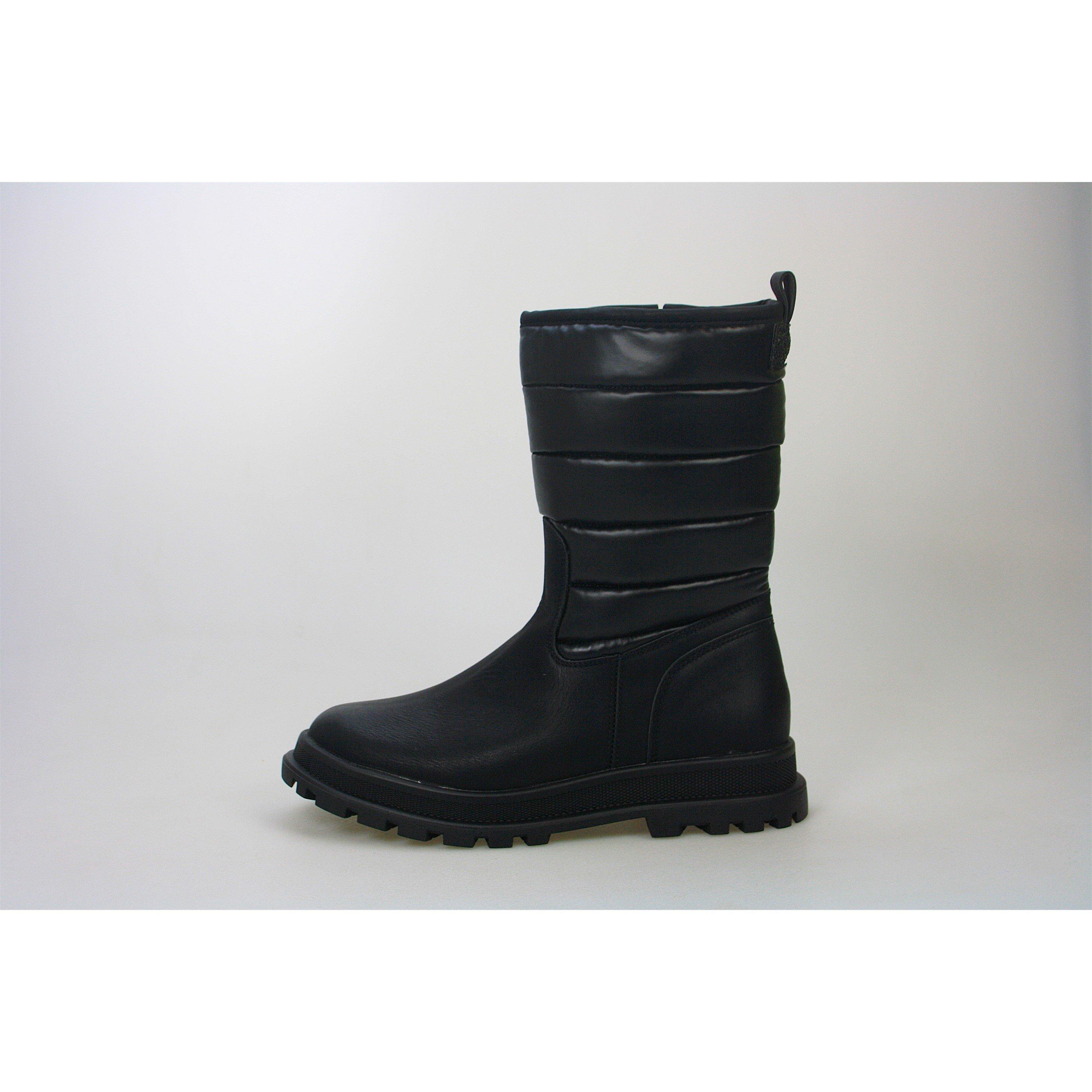 Black - Buckle My Shoe - Kids' Knee High Boots - 1