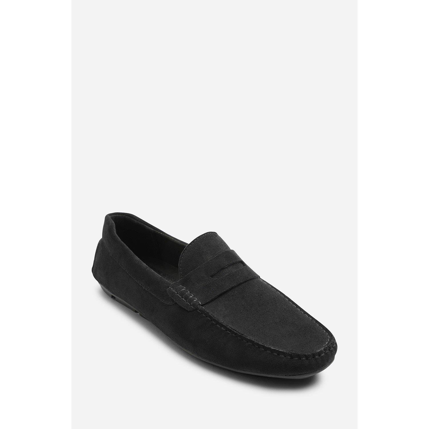 Black - Wheres That From - Kyle Suede Slip on Bubble Loafer - 4