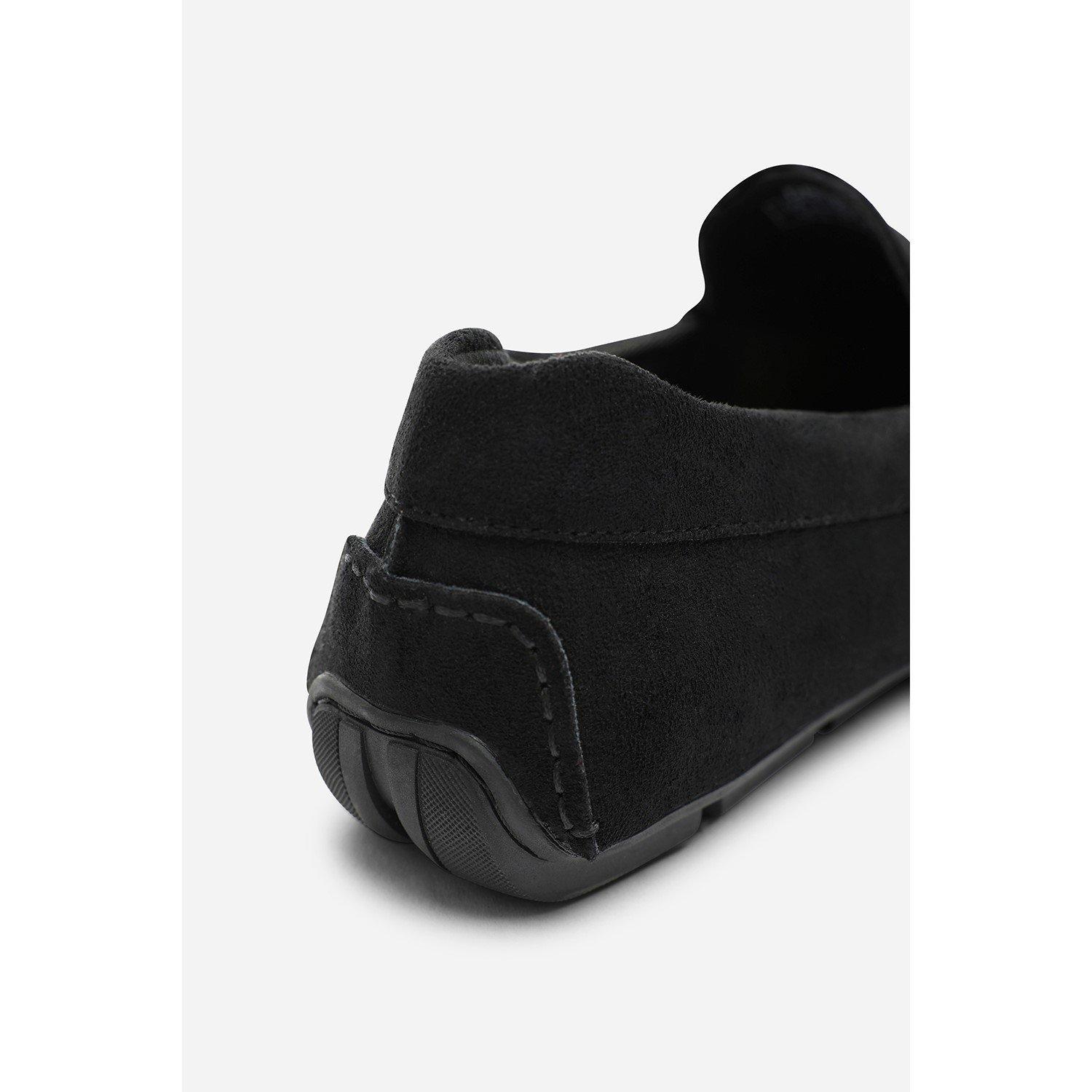 Black - Wheres That From - Kyle Suede Slip on Bubble Loafer - 7