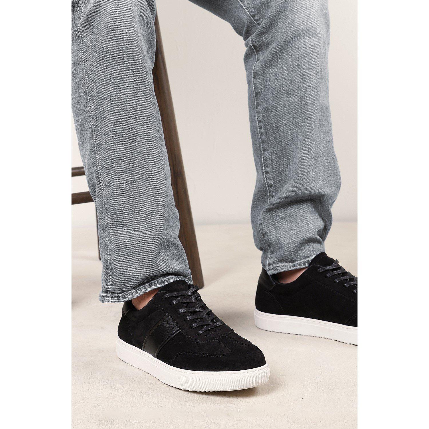 Black - Wheres That From - Clark Low Cut Lace Up Trainers - 2