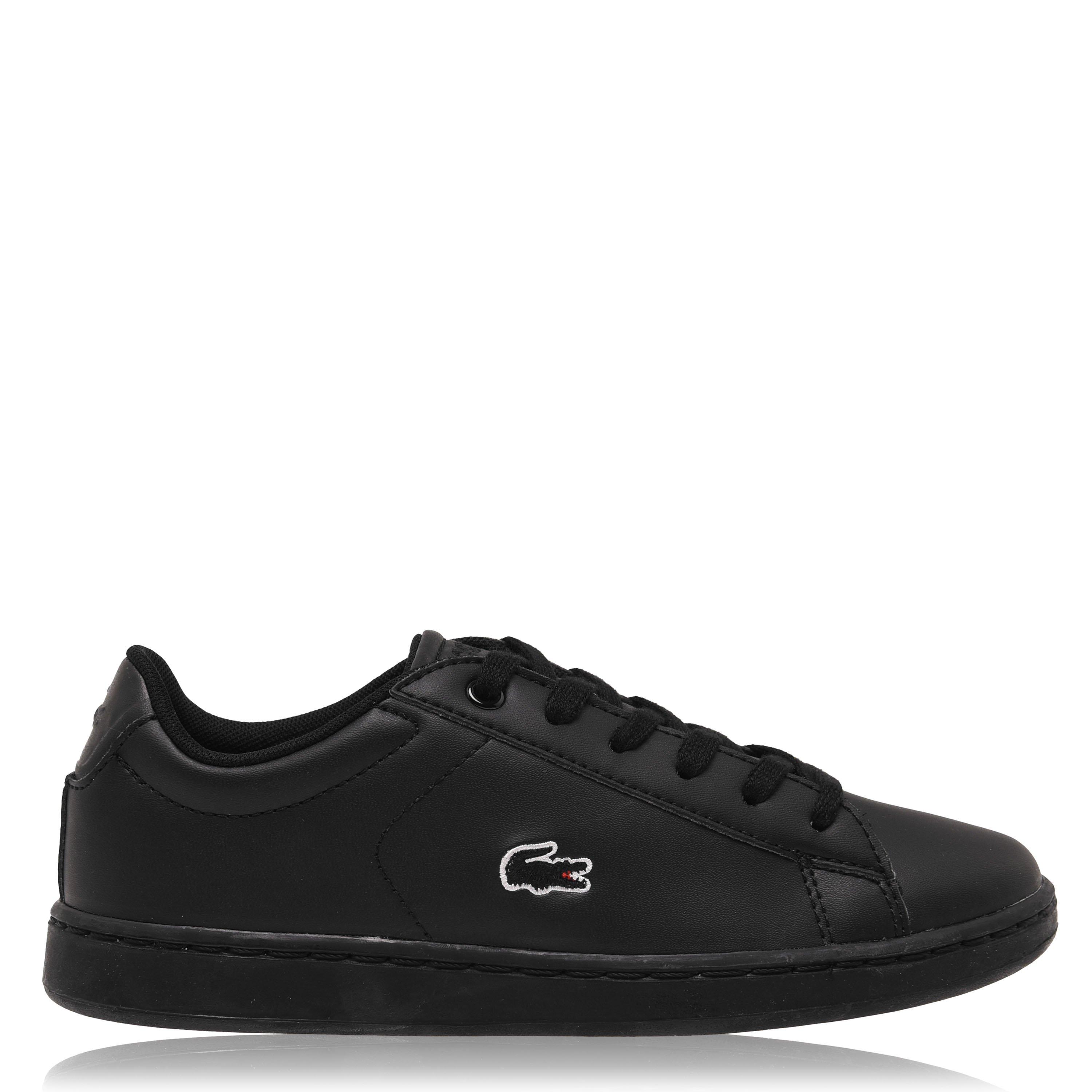 Black/Black - Lacoste - Carnaby 118 Childrens Trainers - 1