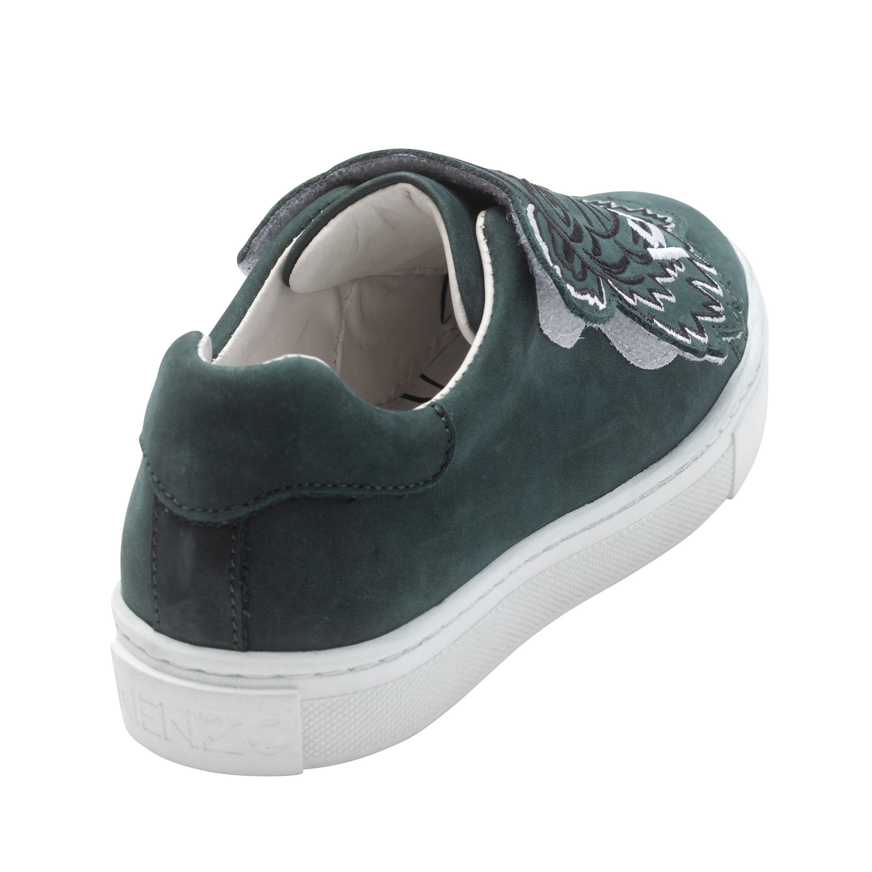 Dark Green - Kenzo - Tiger-Print Trainers Childrens - 3