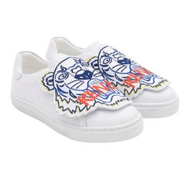 Kenzo Embroidered Tiger Logo Trainers Childrens