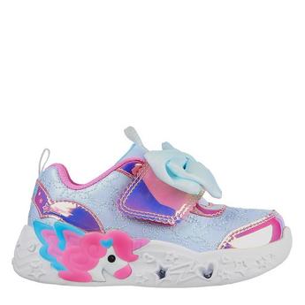 Skechers LIGHTED SNEAKER W BOW STRAP & EMBRO