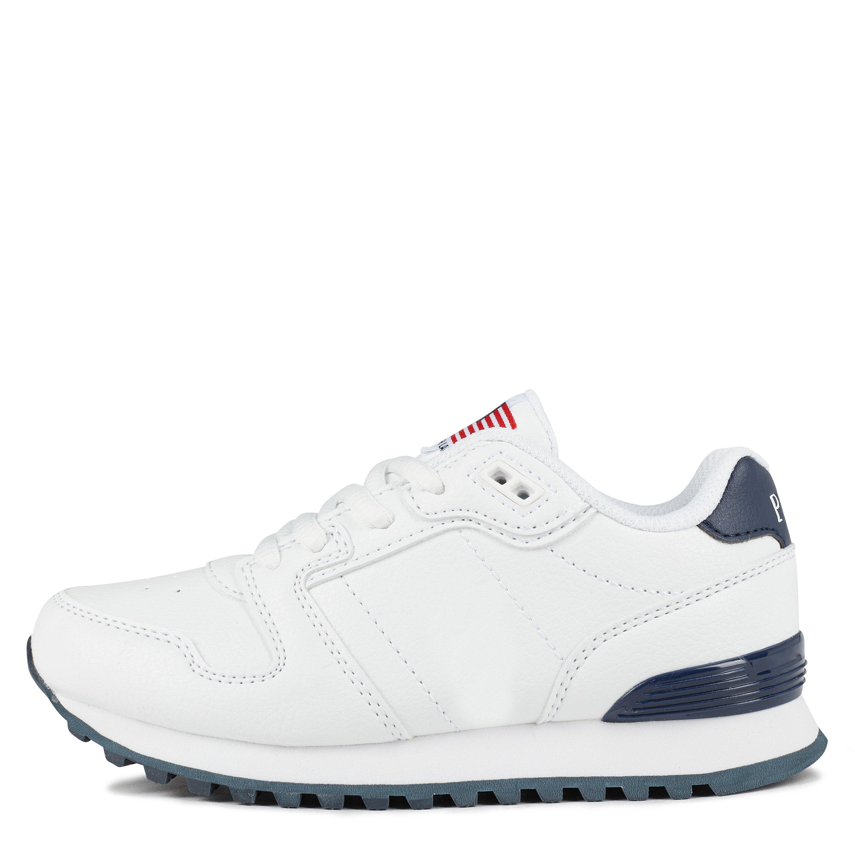 Blanc/Marine - Polo Ralph Lauren - Oryion Classic Childrens Trainers - 2