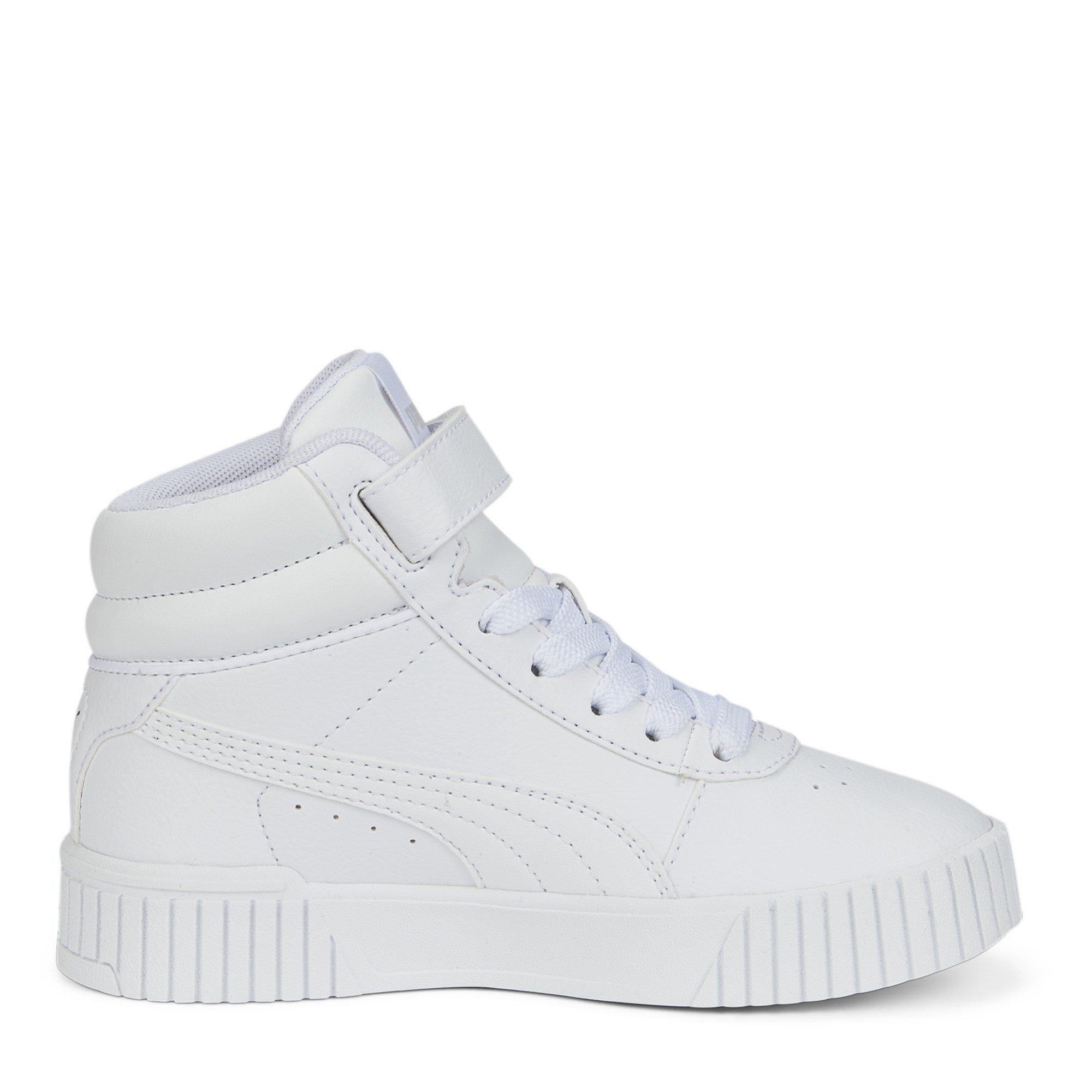 Triple White - Puma - Carina Mid Trainers Child's - 2