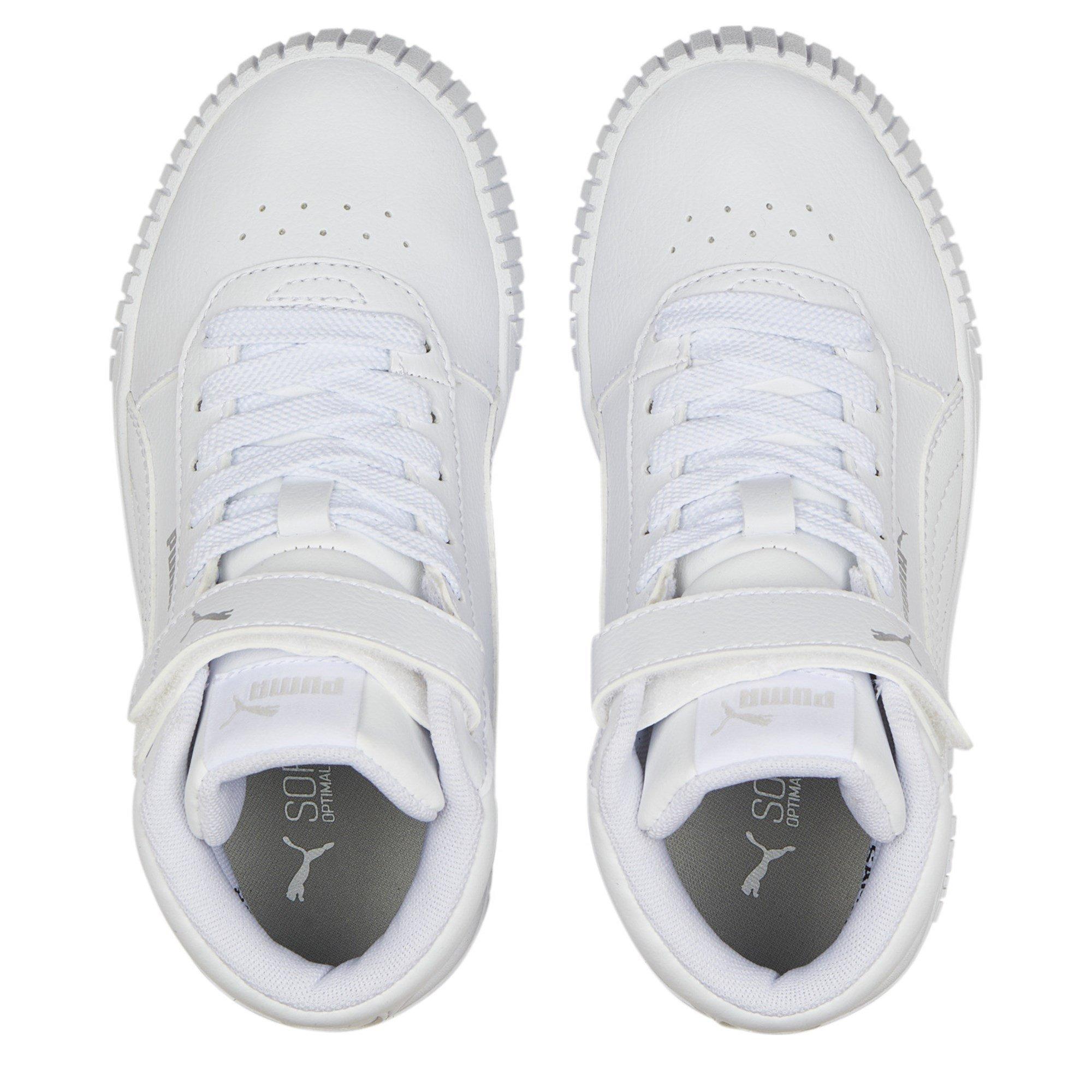 Triple White - Puma - Carina Mid Trainers Child's - 6