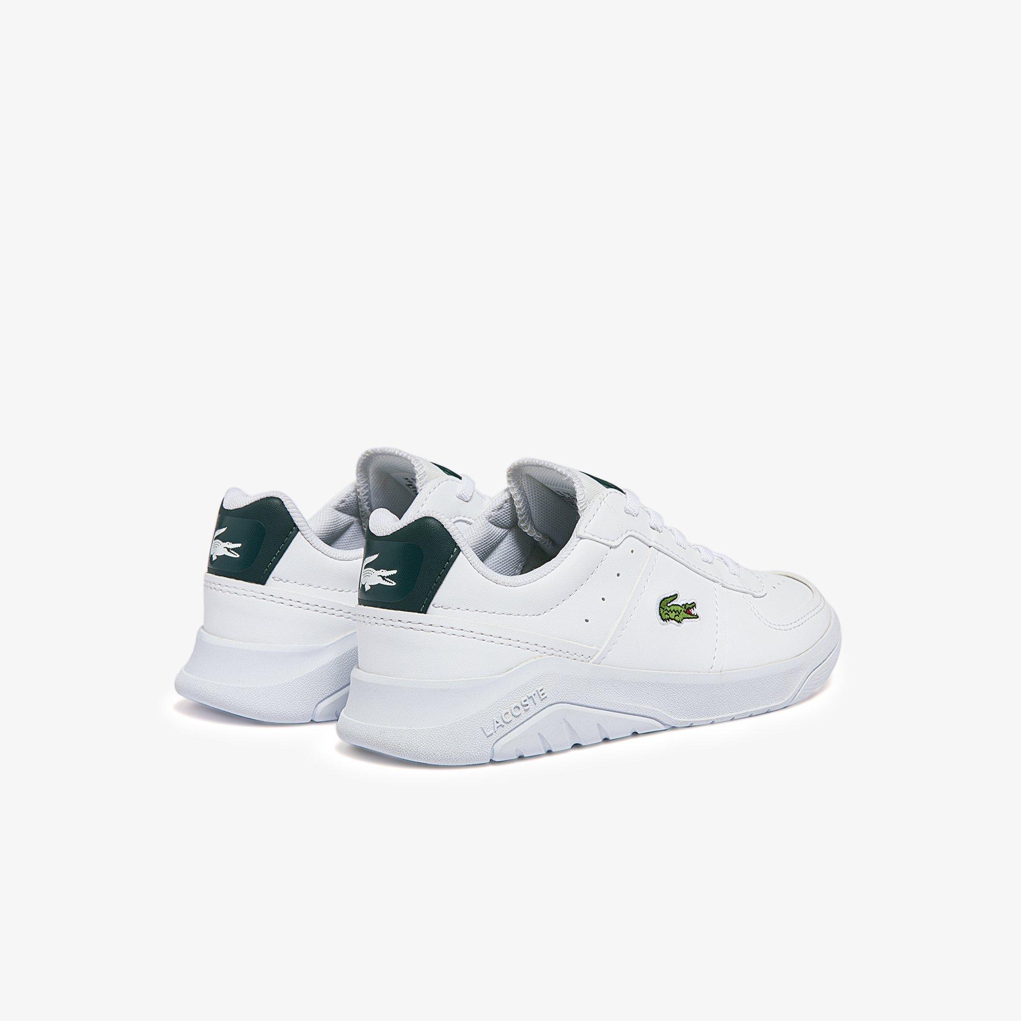 Bianco/VerdeScuro - Lacoste - Game Advance Child Boys Trainers - 3