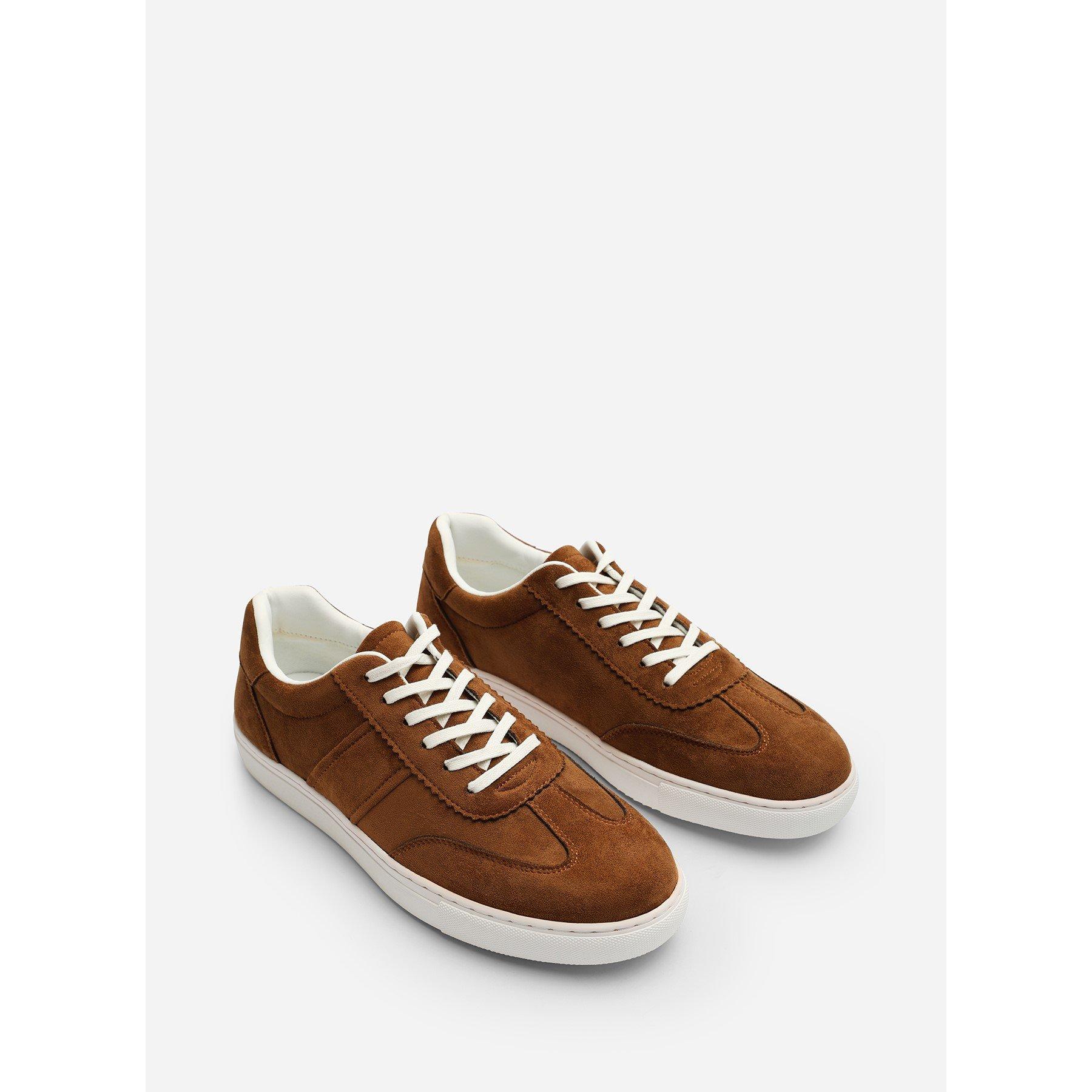 Brown - Wheres That From - Clark Low Cut Lace Up Trainers - 3