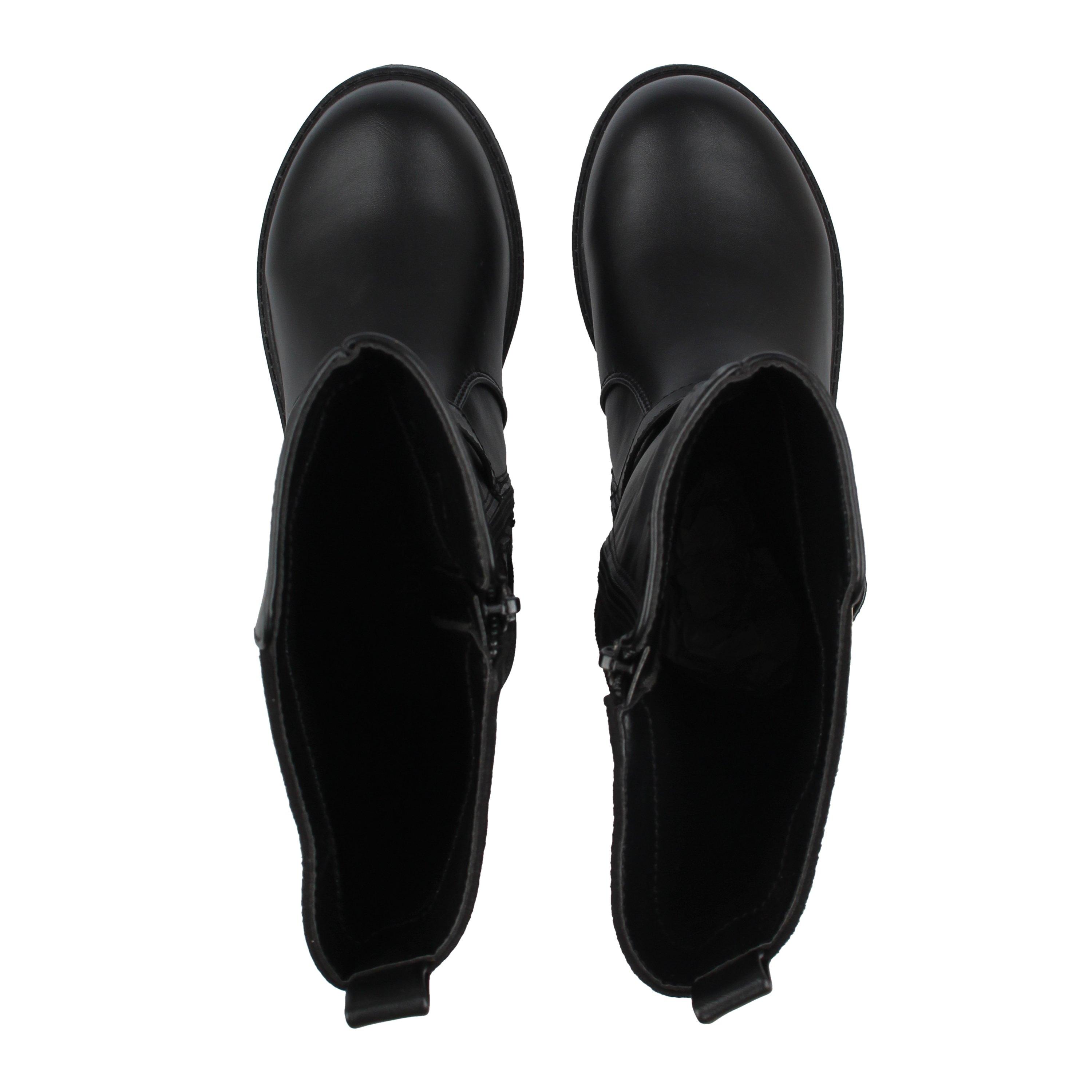 Black - Miso - Heart Buckle Boot - 5