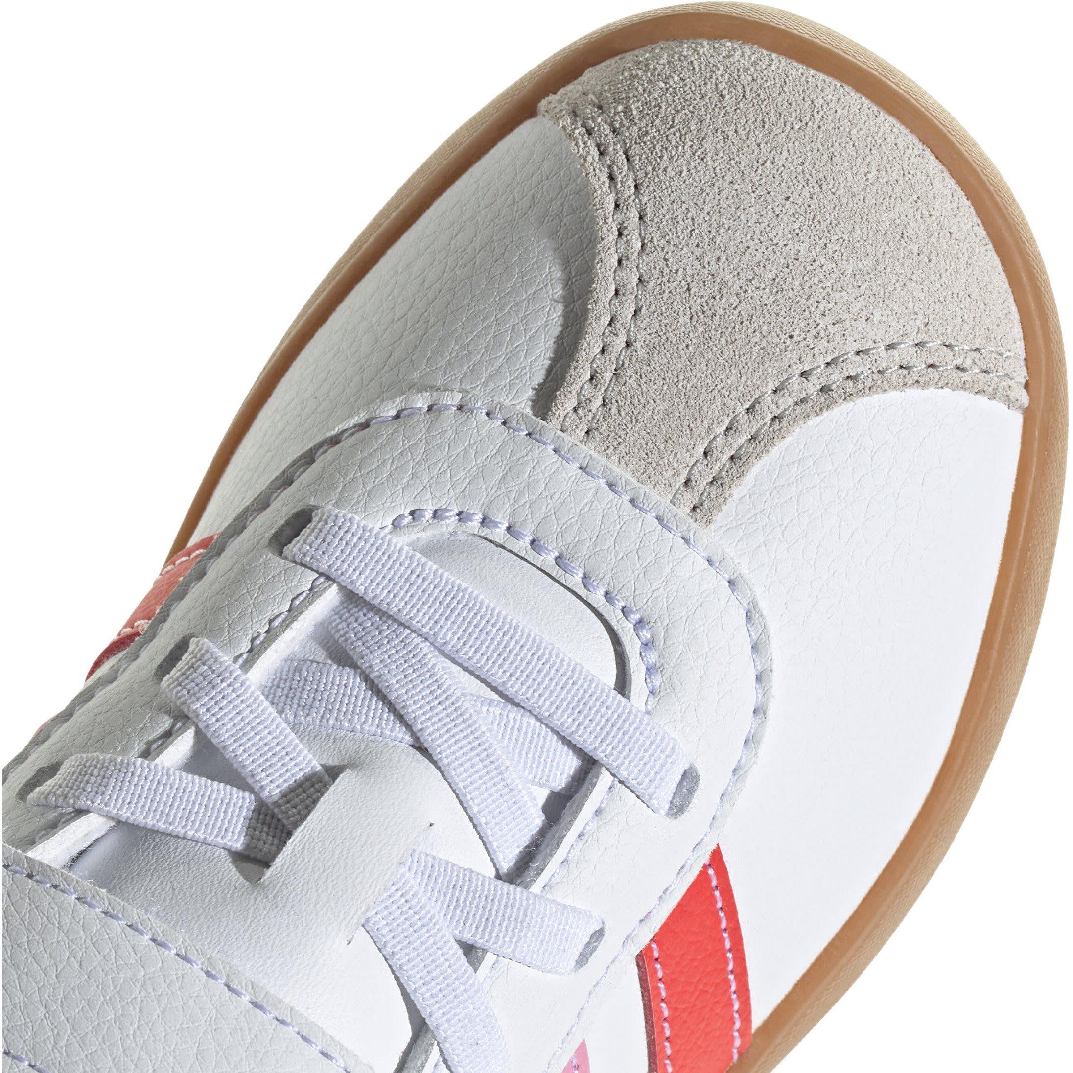 Weiß/Rot/Rosa - adidas - VL Court 3.0 Trainers Childrens - 8