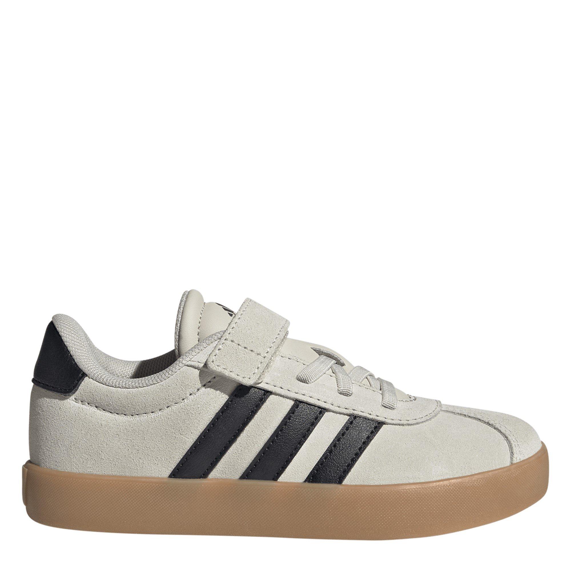 Adidas Girls Vl Court 3.0 Trainers Childrens - Alumina - C12 (30.5)