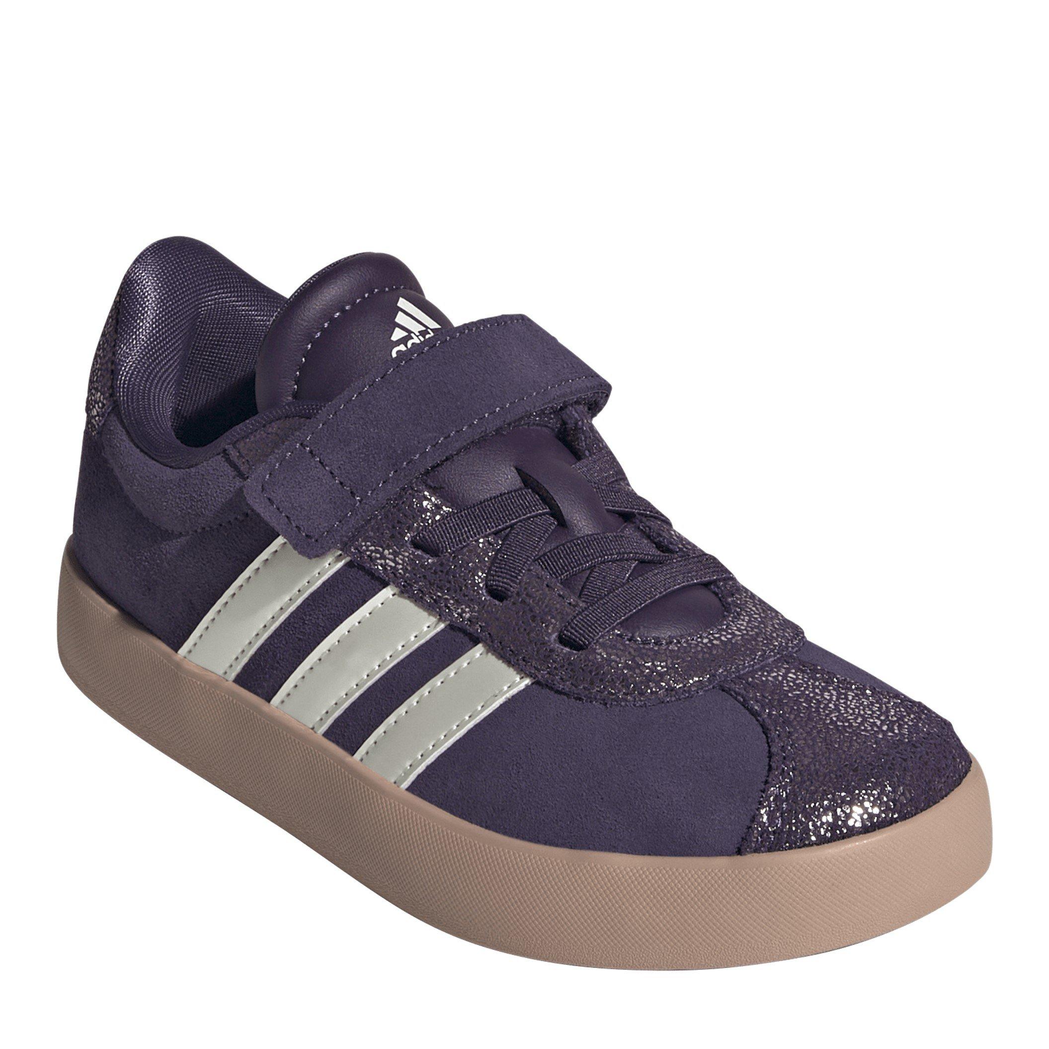 Aura Plum - adidas - VL Court 3.0 Trainers Childrens - 3