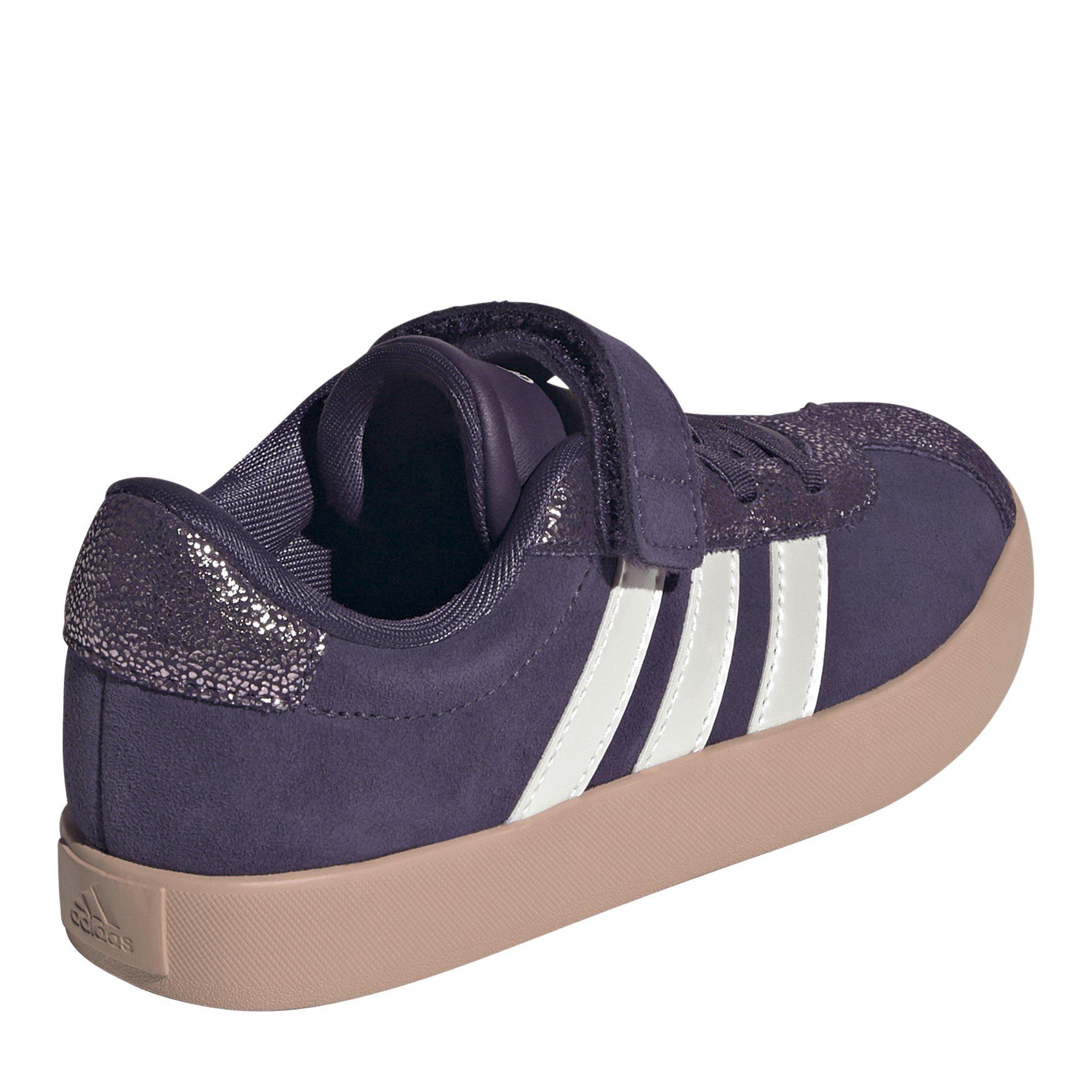Aura Plum - adidas - VL Court 3.0 Trainers Childrens - 4