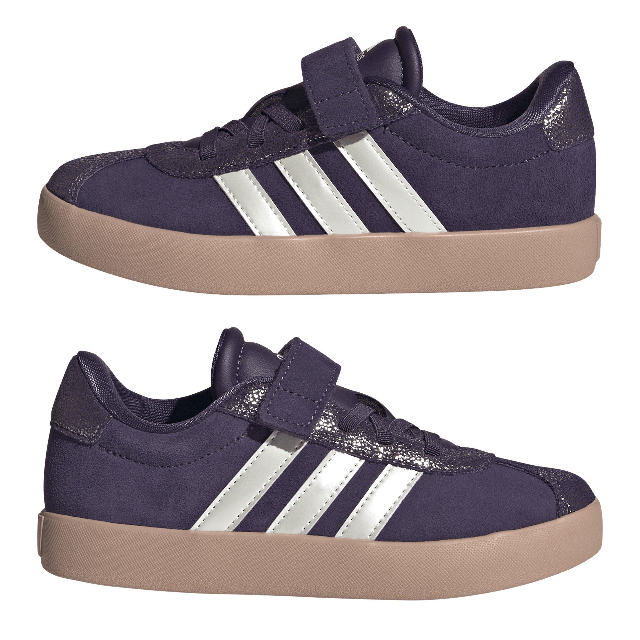 Aura Plum - adidas - VL Court 3.0 Trainers Childrens - 9