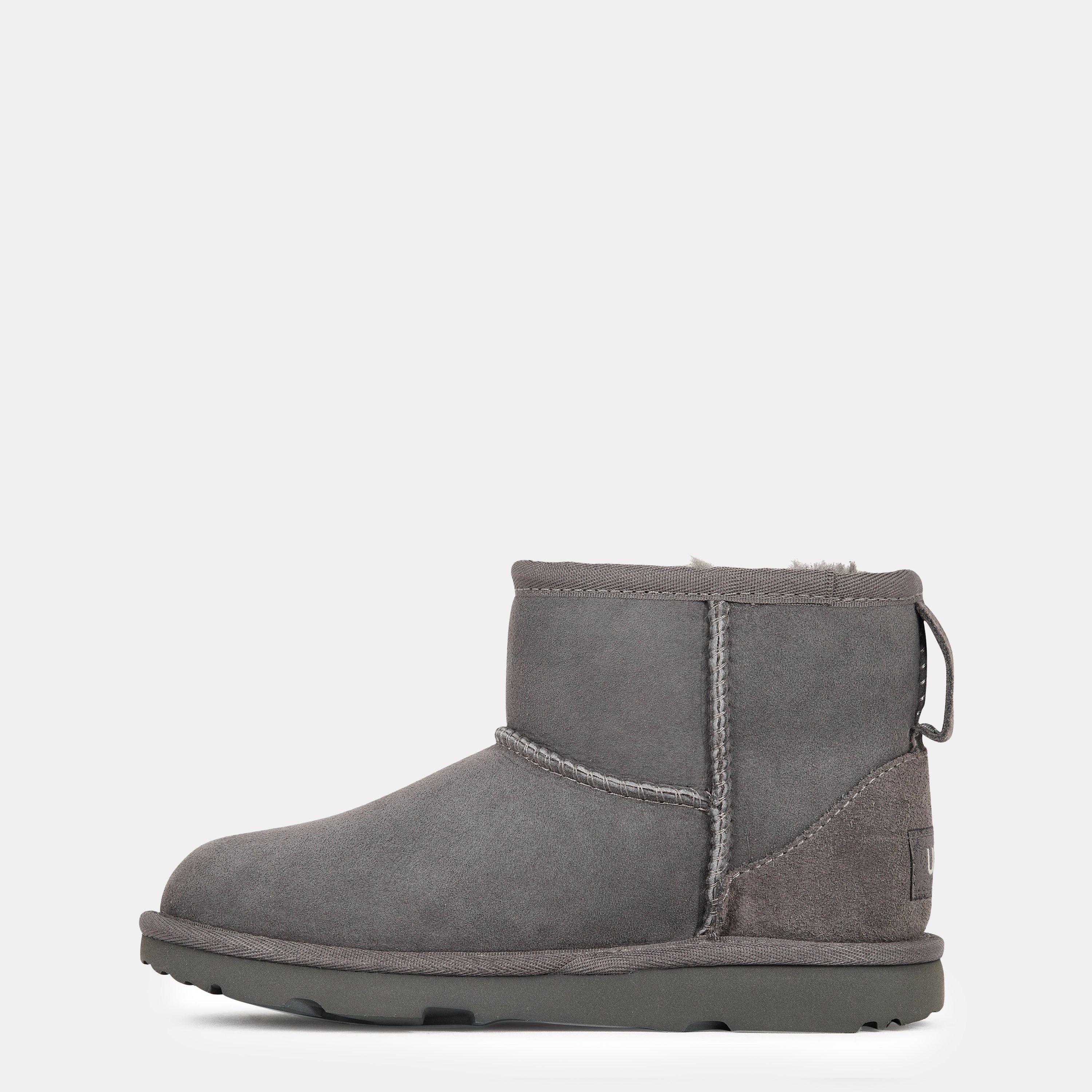 Grey - Ugg - Childs Classic Mini II Boots - 2