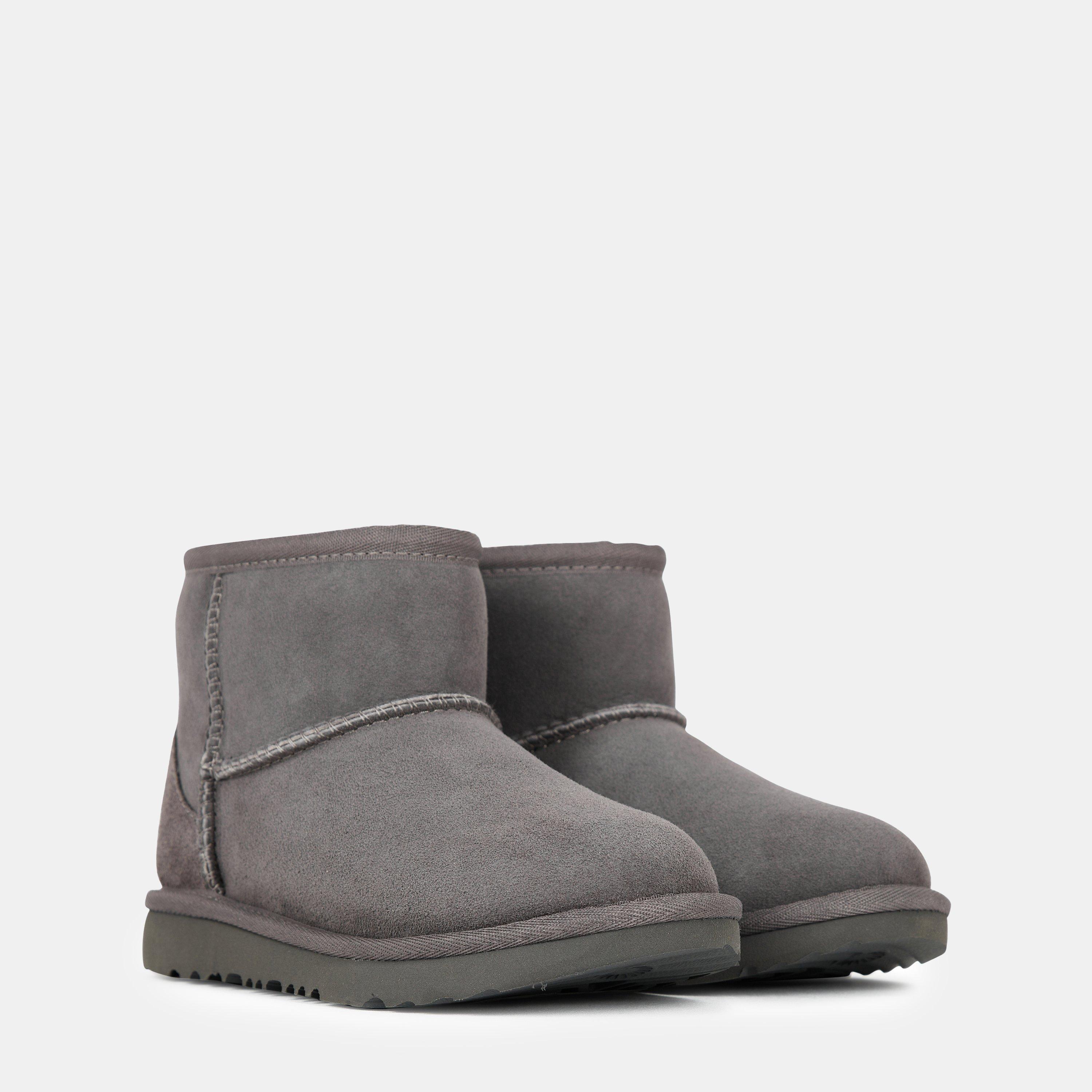 Grey - Ugg - Childs Classic Mini II Boots - 3