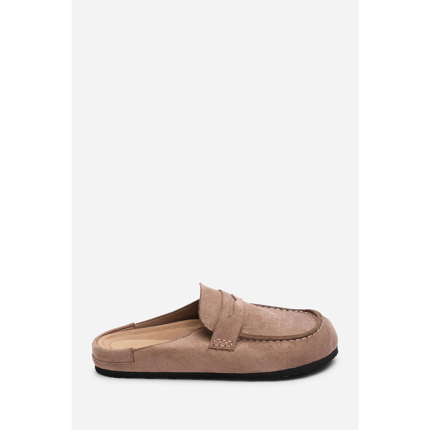 Camel - Wheres That From - Honeybee Camel Low Back Slip on Mule - 2