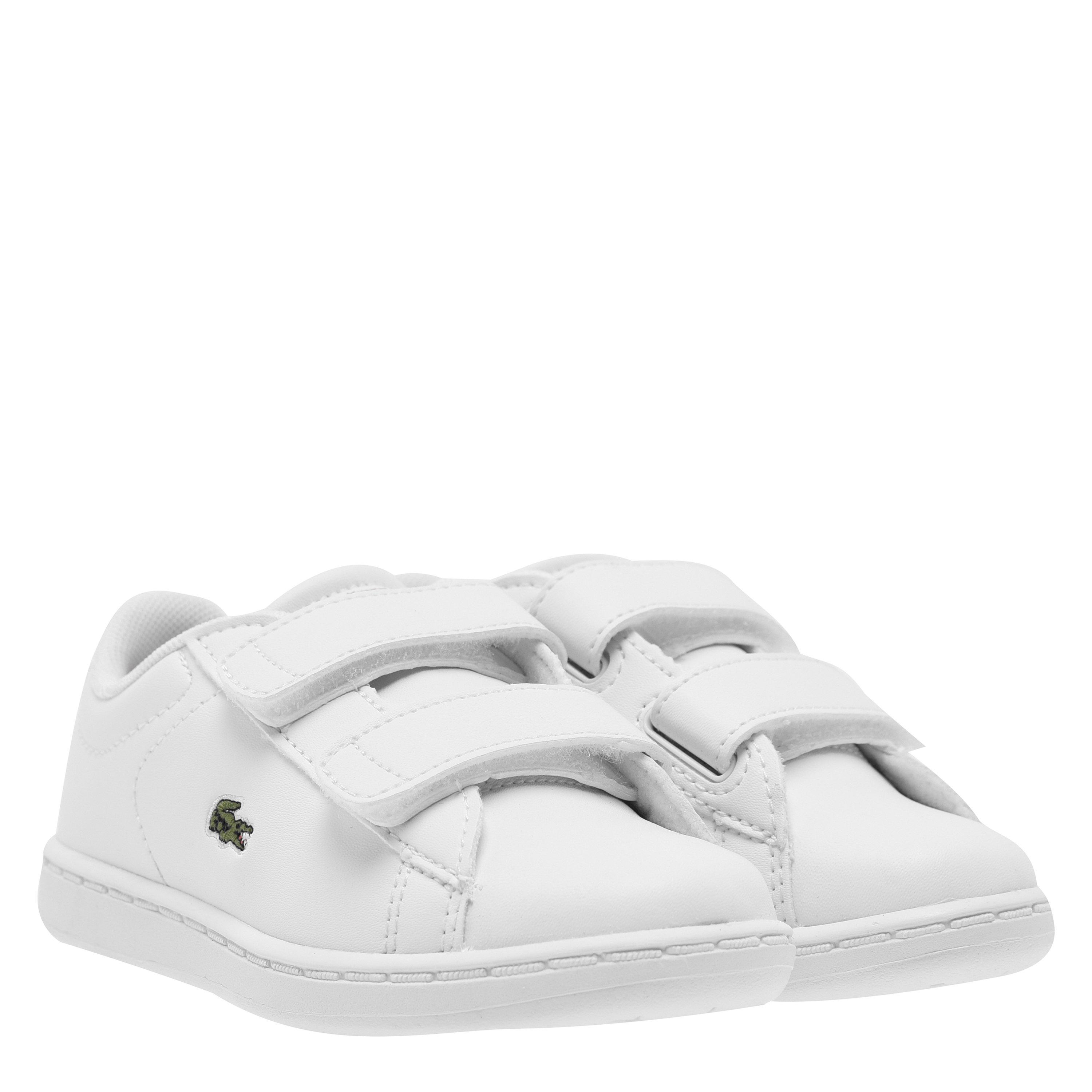 Blanco/Rosa - Lacoste - Carnaby BL1 Infants Trainers - 3