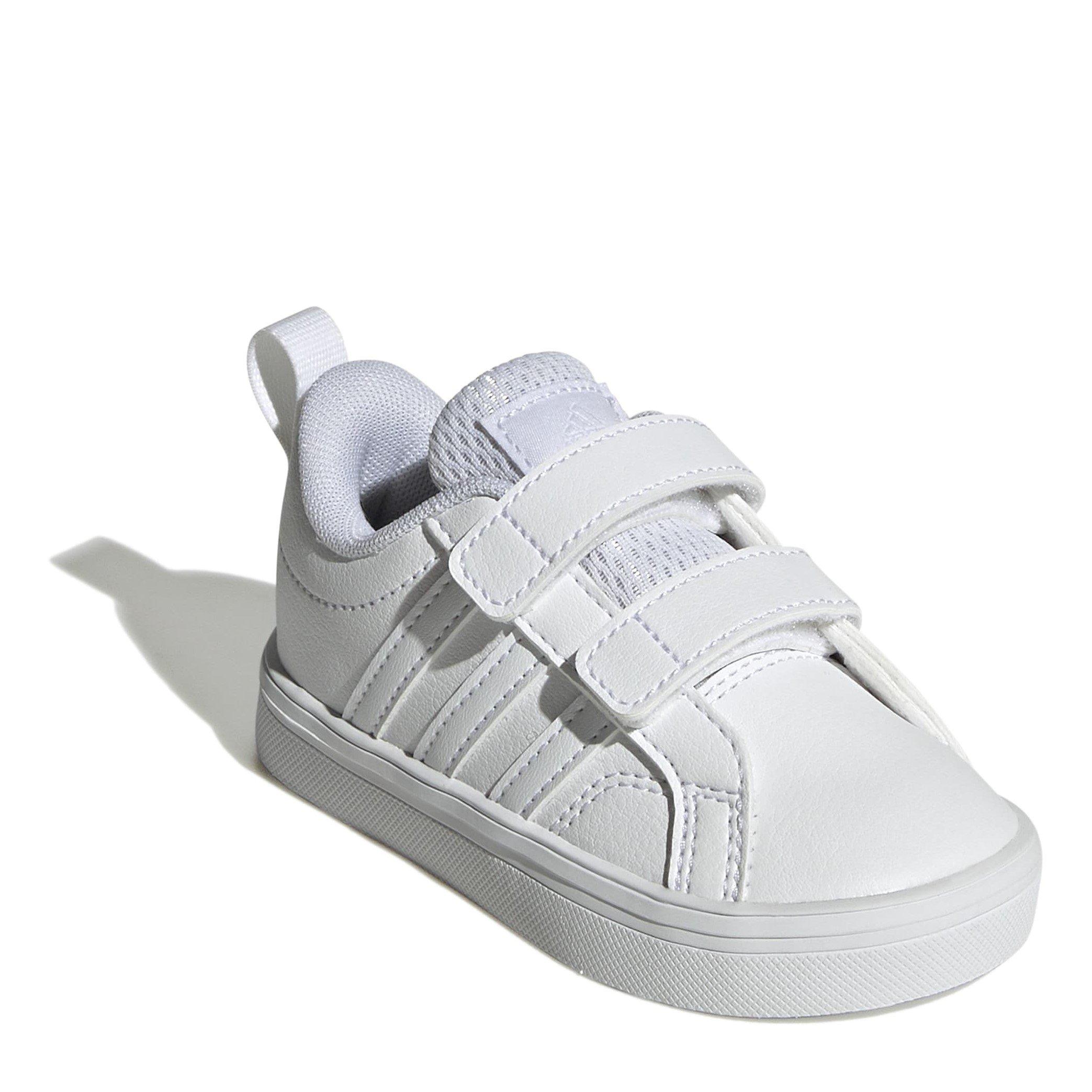 Triple White - adidas - Vs Pace 2.0 Trainers Infants - 3