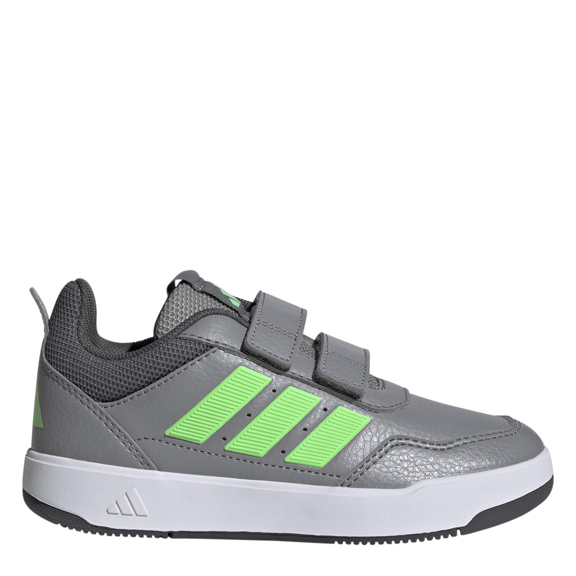 Adidas Boys Tensaur 3 Trainers Child - Grey/Green - 1 (33)