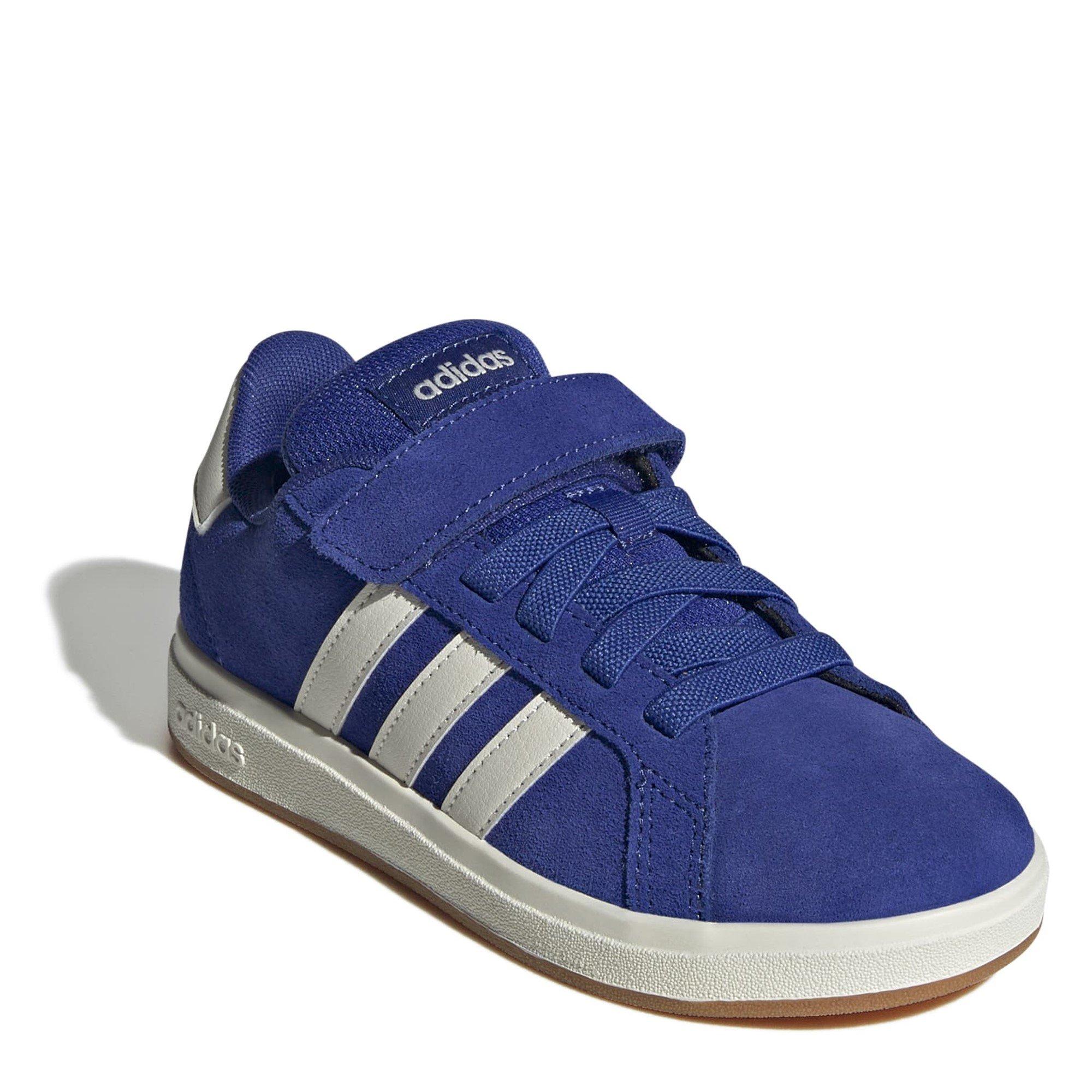 Blue/Gum - adidas - Grand Court 00s Shoes Kids - 3