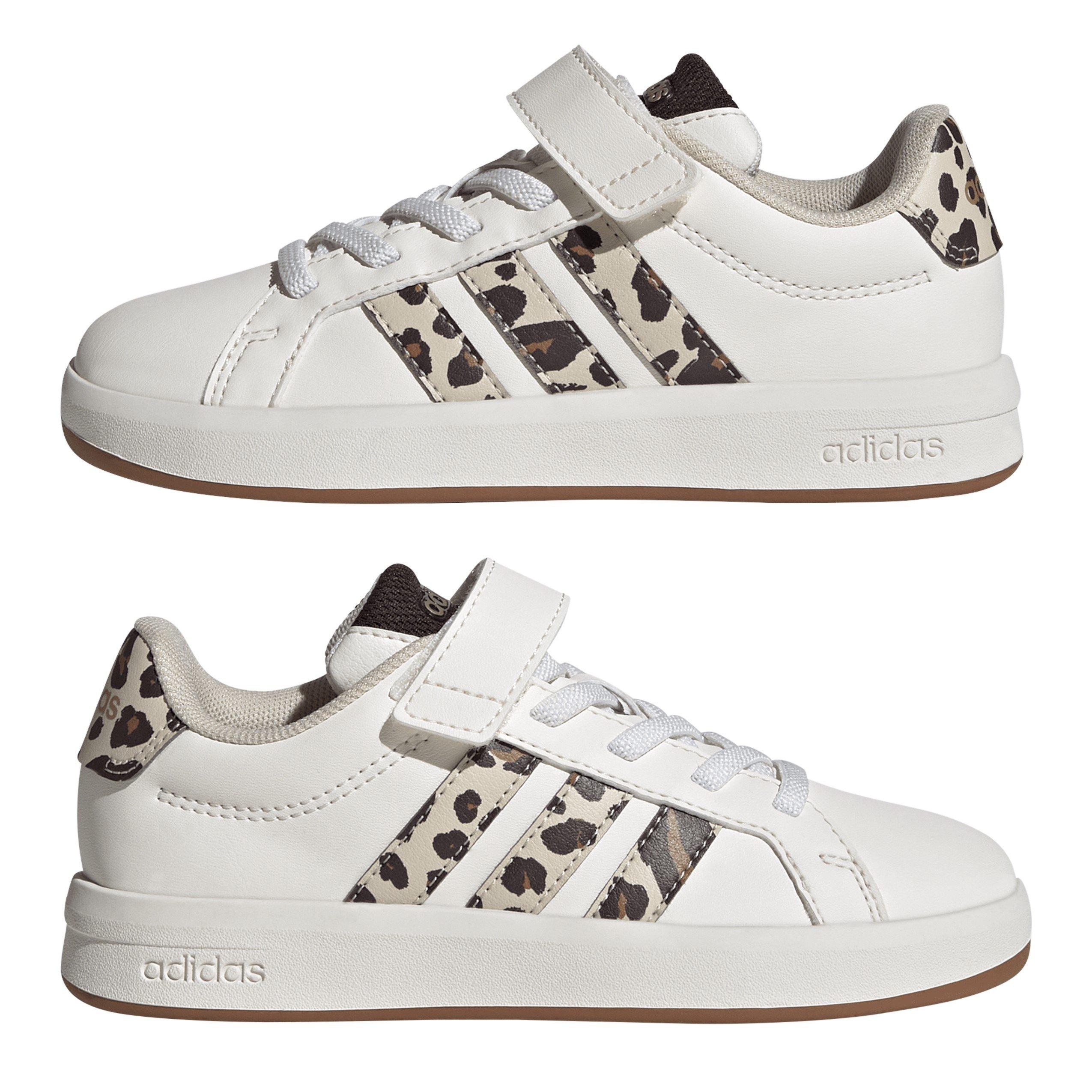 White/Animal - adidas - Grand Court Trainers Child Girls - 9