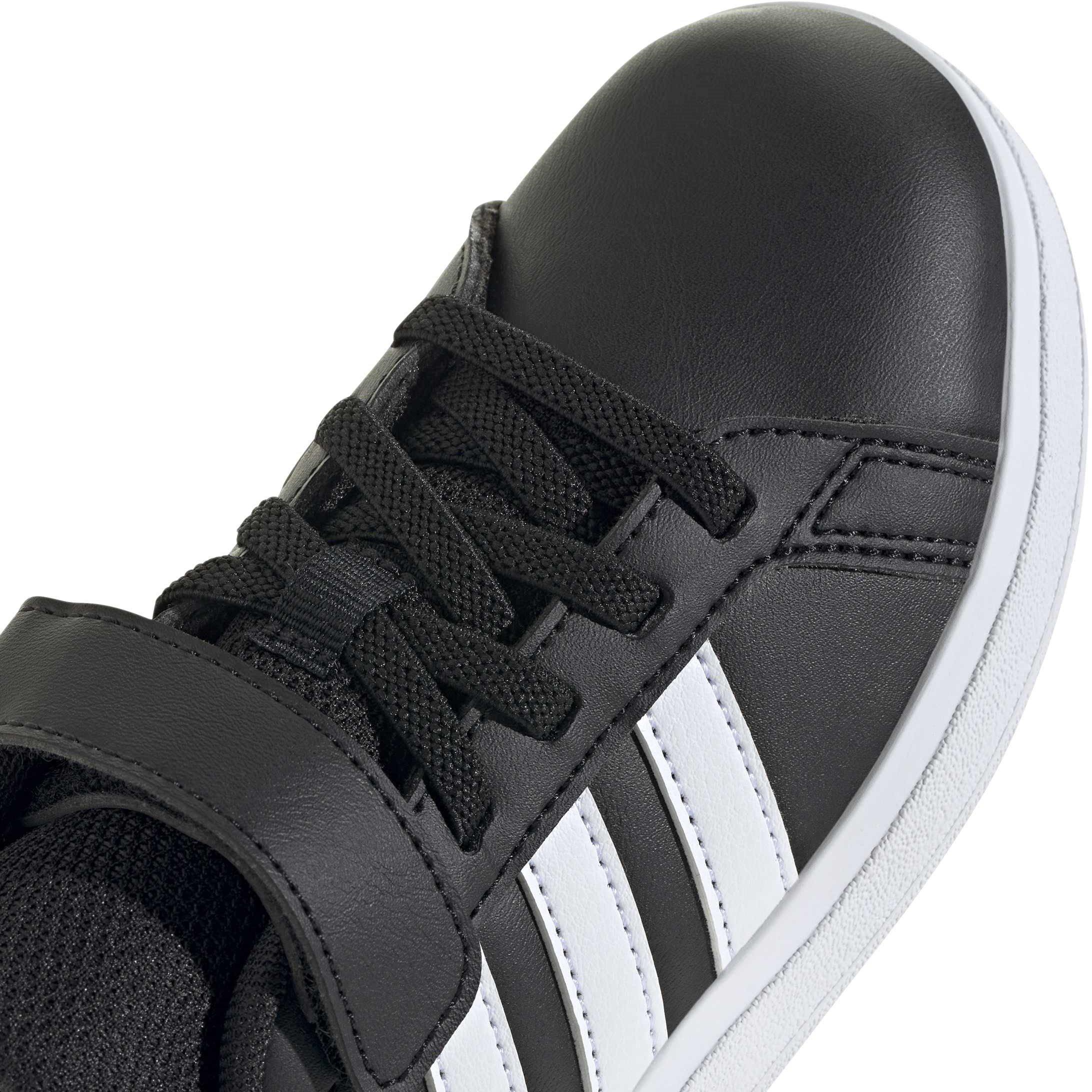 Black/White - adidas - Grand Court Child Boys Trainers - 9