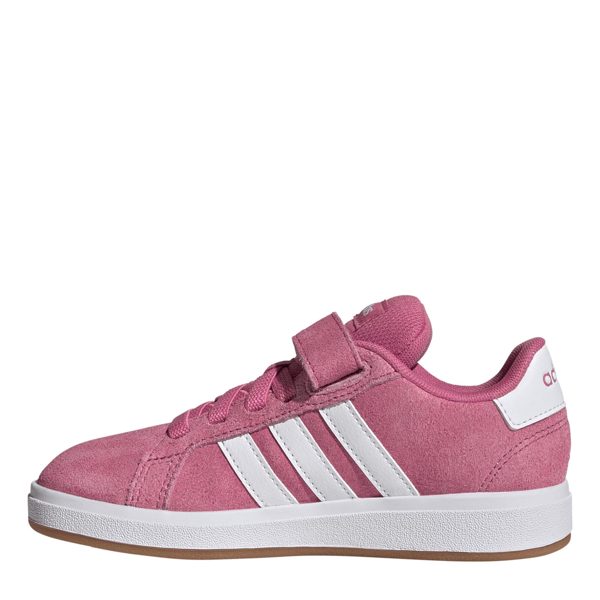 Pink/Ftwr/Gum - adidas - Grand Court Noughties Trainers Childrens - 2