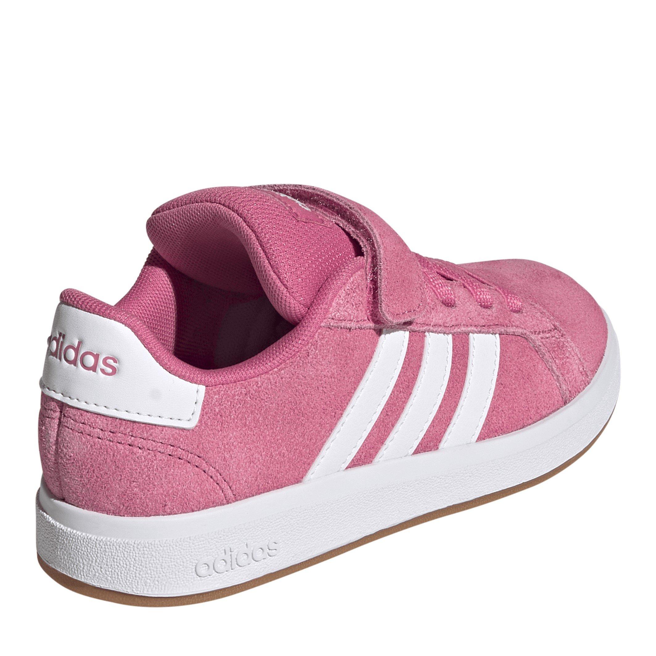 Pink/Ftwr/Gum - adidas - Grand Court Noughties Trainers Childrens - 4