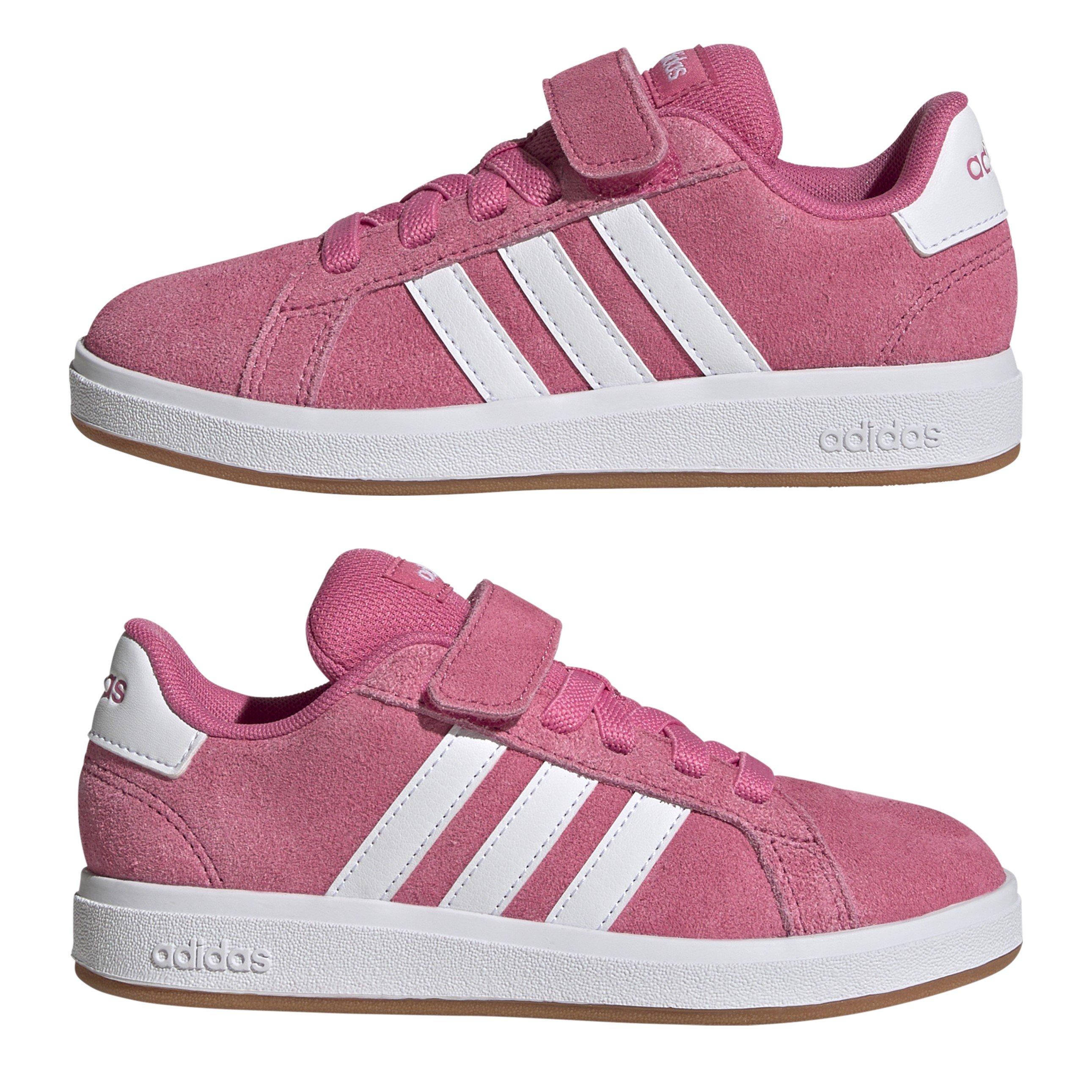 Pink/Ftwr/Gum - adidas - Grand Court Noughties Trainers Childrens - 9